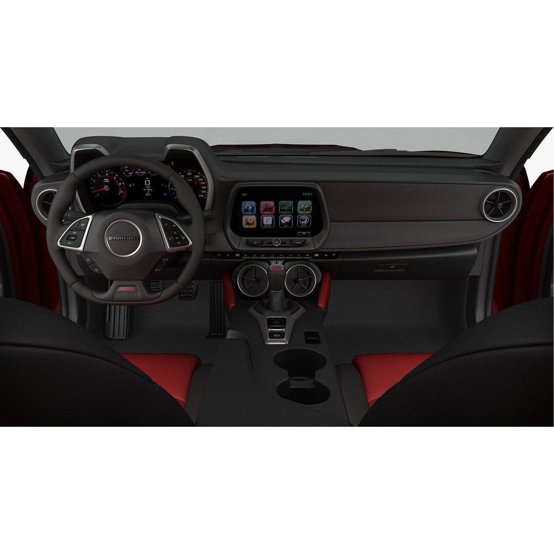 Chevrolet Camaro SS 2016 3D Model – High Poly Muscle Car, FBX, OBJ - View 19