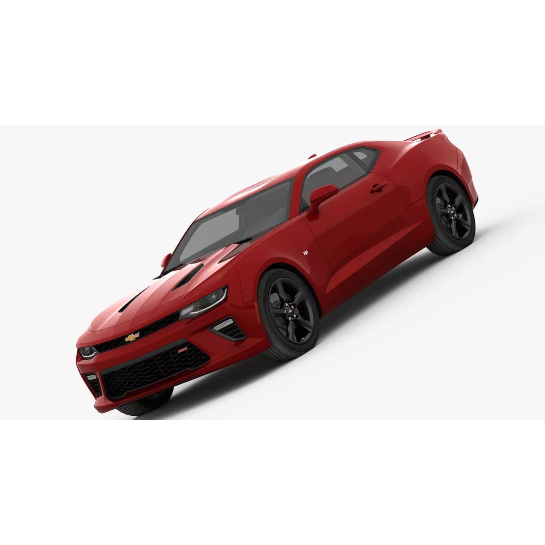 Chevrolet Camaro SS 2016 3D Model – High Poly Muscle Car, FBX, OBJ - View 2