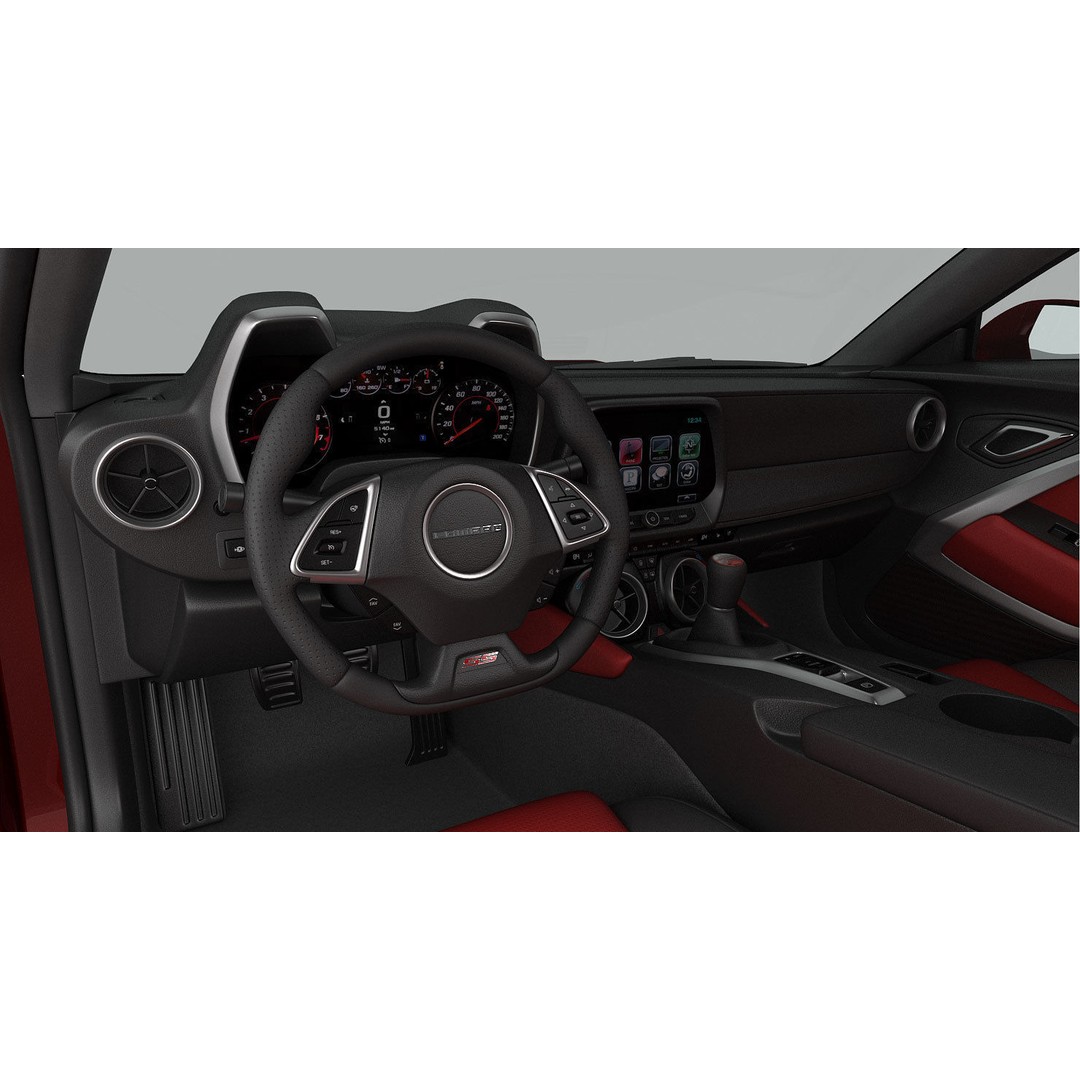 Chevrolet Camaro SS 2016 3D Model – High Poly Muscle Car, FBX, OBJ - View 20