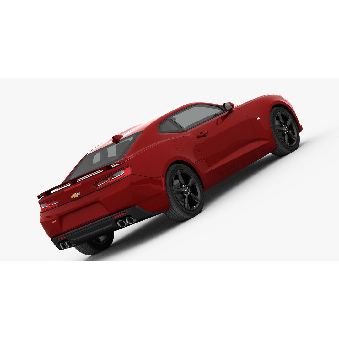 Chevrolet Camaro SS 2016 3D Model – High Poly Muscle Car, FBX, OBJ - View 3