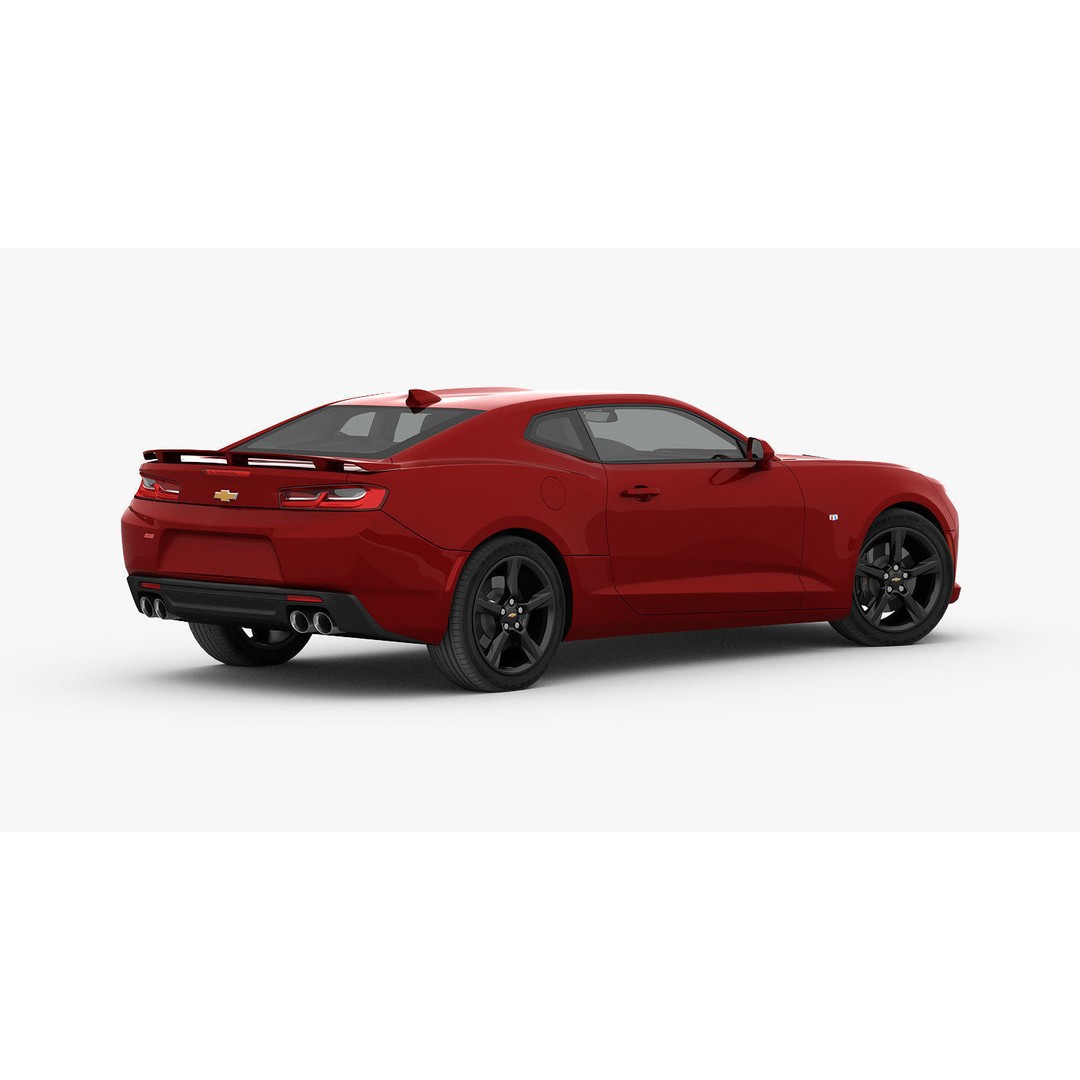 Chevrolet Camaro SS 2016 3D Model – High Poly Muscle Car, FBX, OBJ - View 5