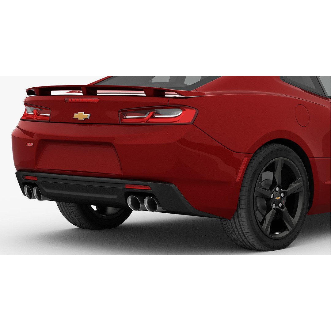 Chevrolet Camaro SS 2016 3D Model – High Poly Muscle Car, FBX, OBJ - View 6