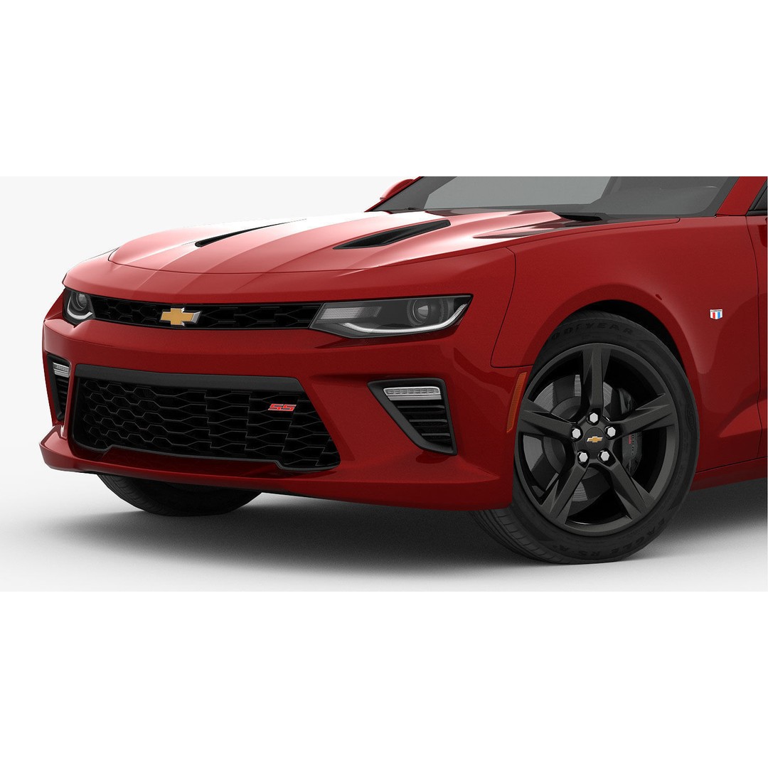 Chevrolet Camaro SS 2016 3D Model – High Poly Muscle Car, FBX, OBJ - View 7