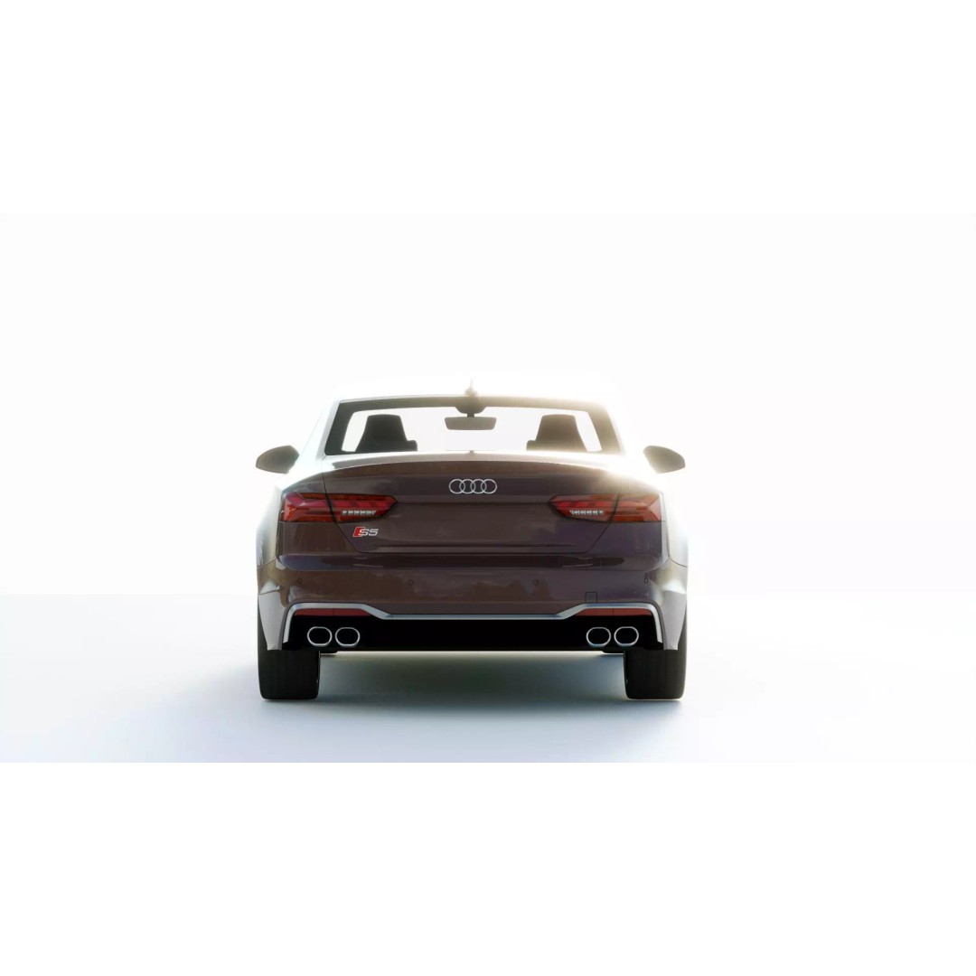 Audi S5 Coupe 2020 3D Model – High Poly PBR Car Asset, FBX, Blender - View 9