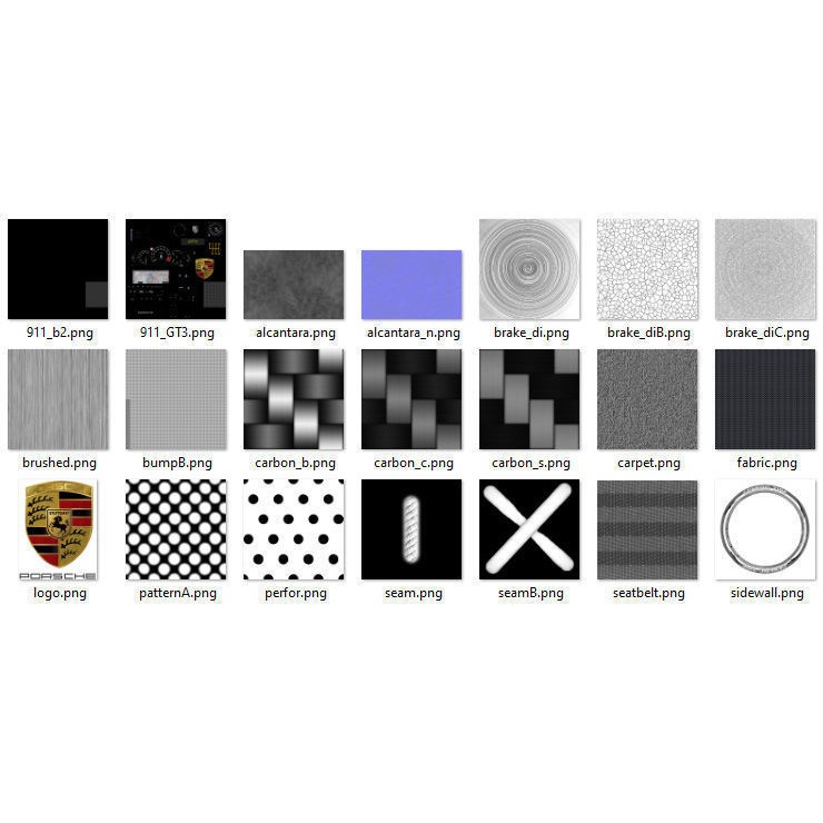 Porsche 911 GT3 Touring 2025 - Game-Ready 3D Model