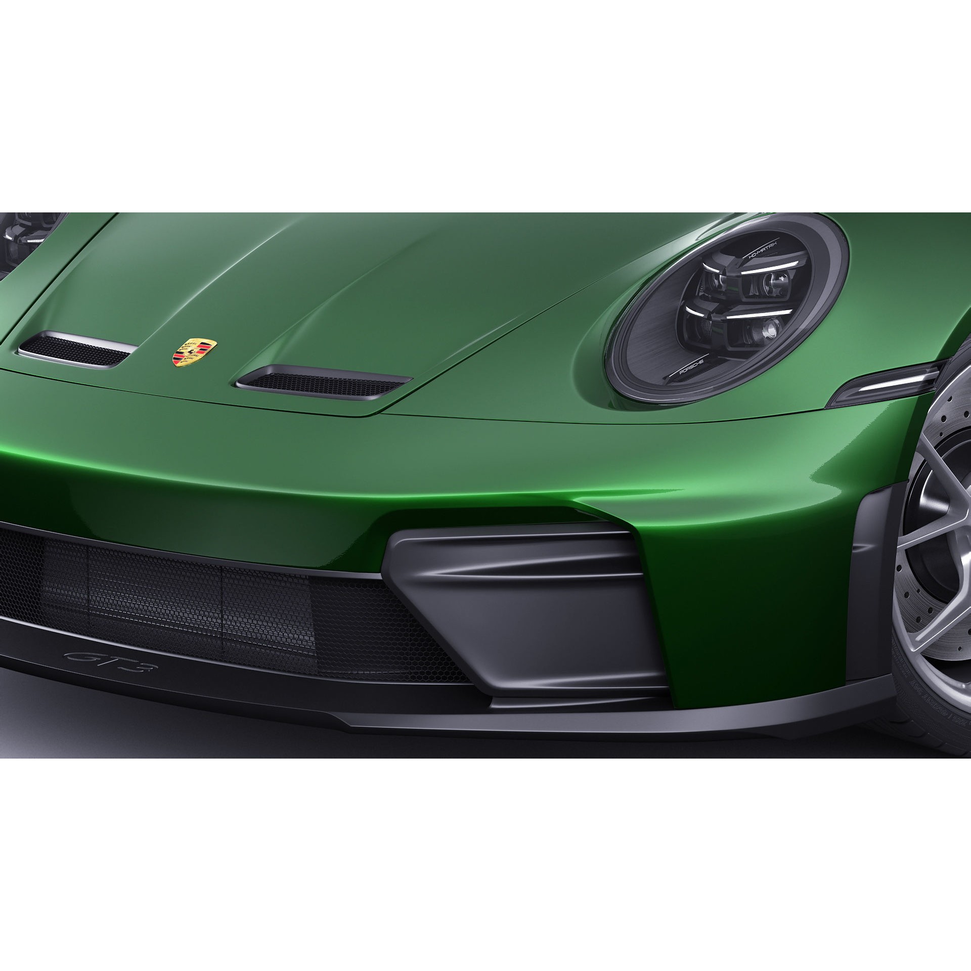 Porsche 911 GT3 Touring 2025 - Game-Ready 3D Model - View 11