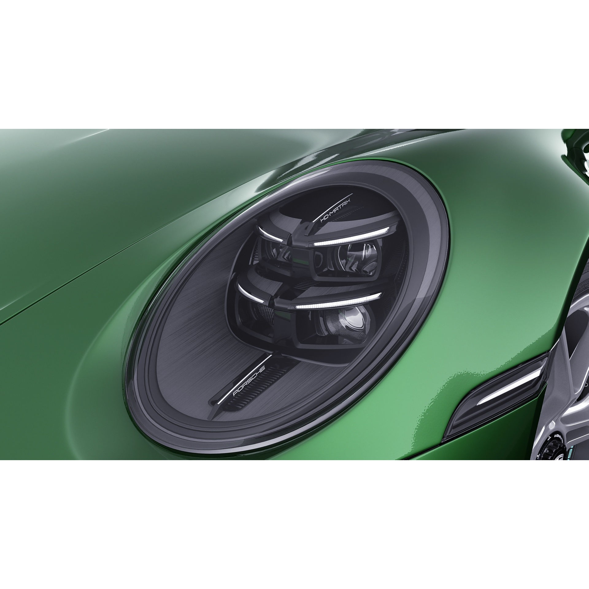 Porsche 911 GT3 Touring 2025 - Game-Ready 3D Model - View 12