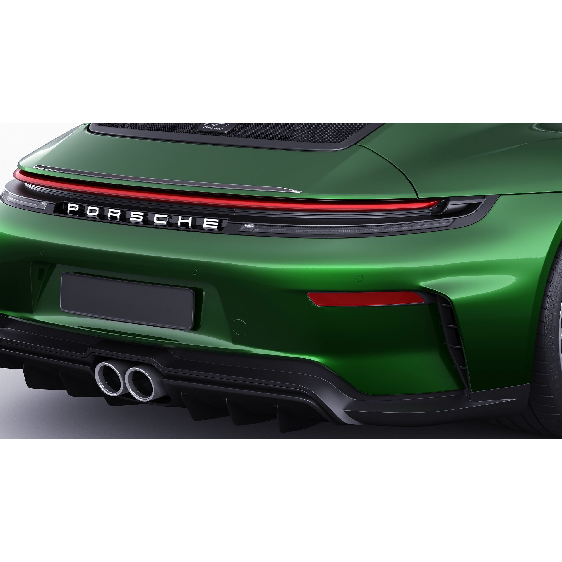 Porsche 911 GT3 Touring 2025 - Game-Ready 3D Model - View 13