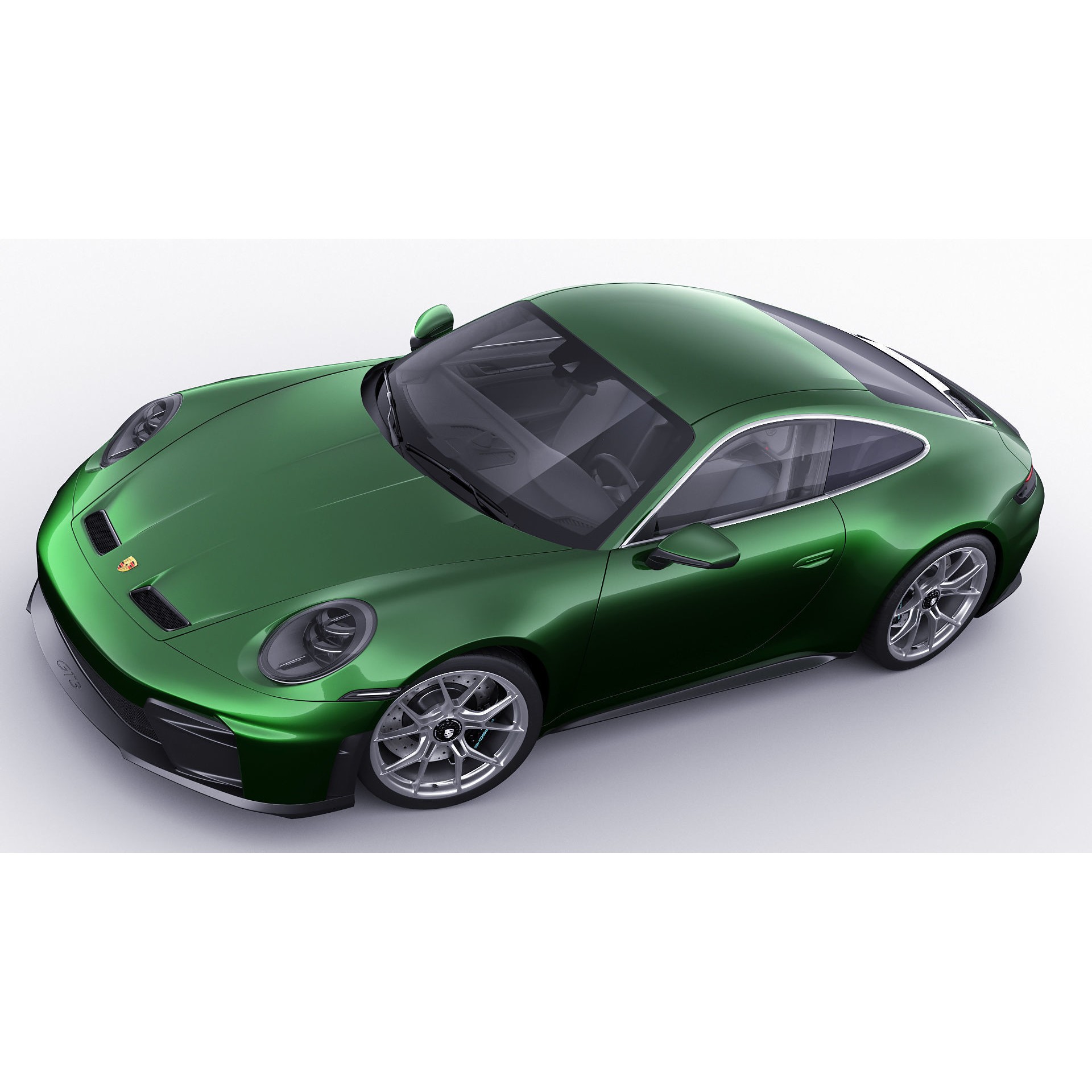 Porsche 911 GT3 Touring 2025 - Game-Ready 3D Model - View 15