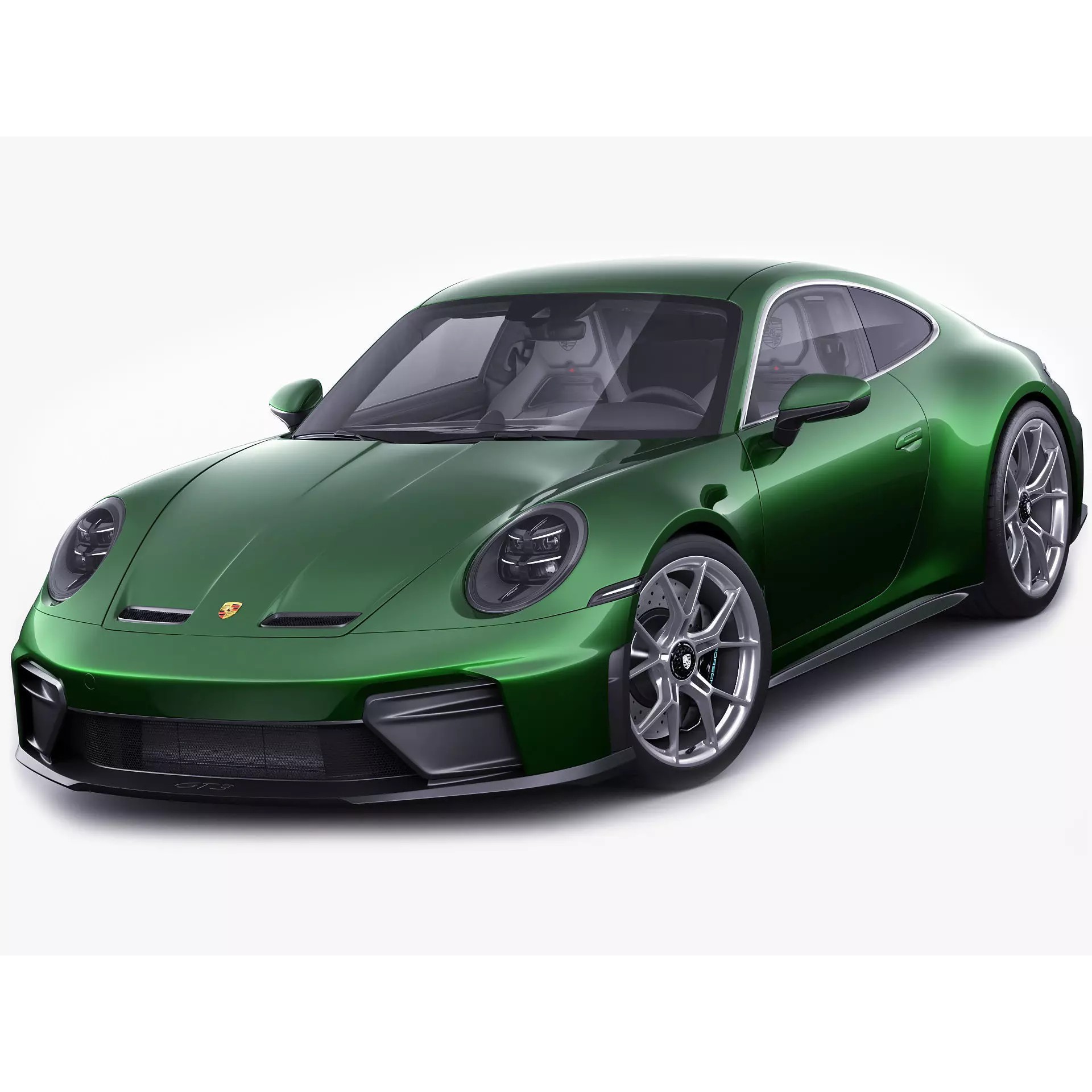 Porsche 911 GT3 Touring 2025 - Game-Ready 3D Model - View 2