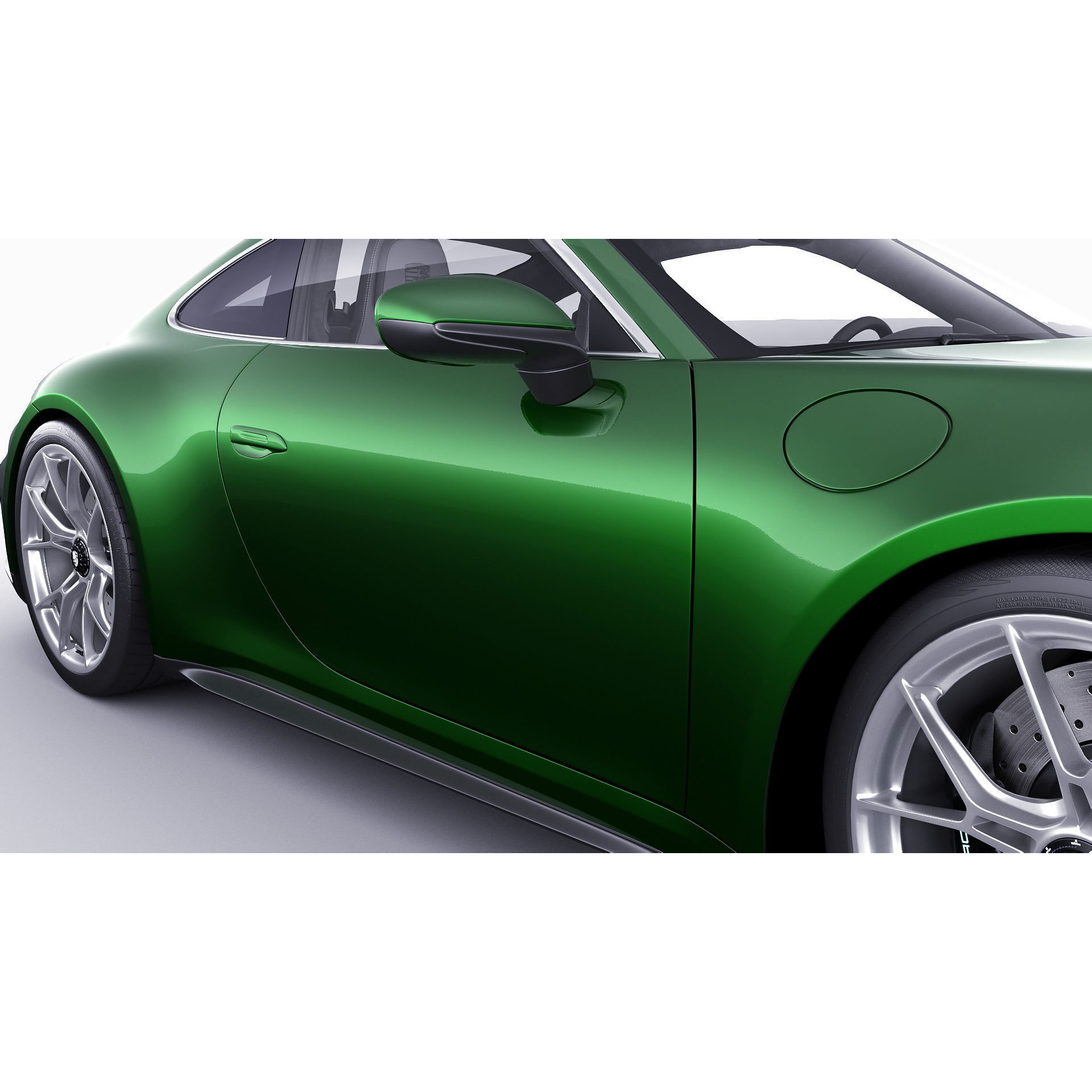 Porsche 911 GT3 Touring 2025 - Game-Ready 3D Model - View 20