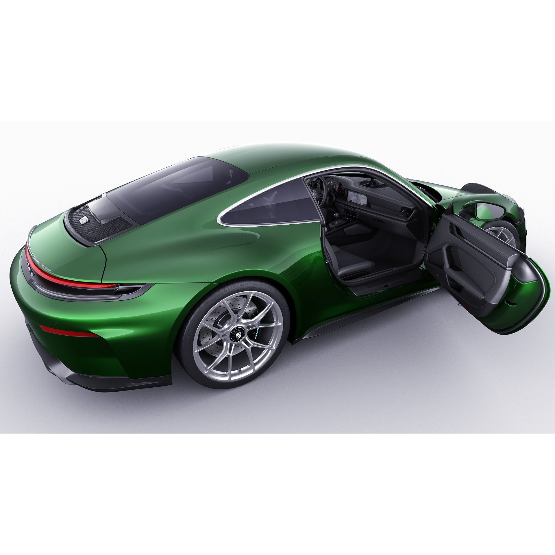 Porsche 911 GT3 Touring 2025 - Game-Ready 3D Model - View 23