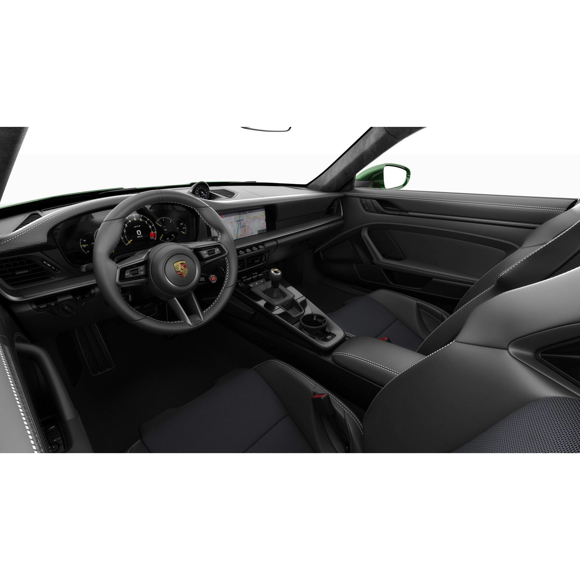 Porsche 911 GT3 Touring 2025 - Game-Ready 3D Model - View 24