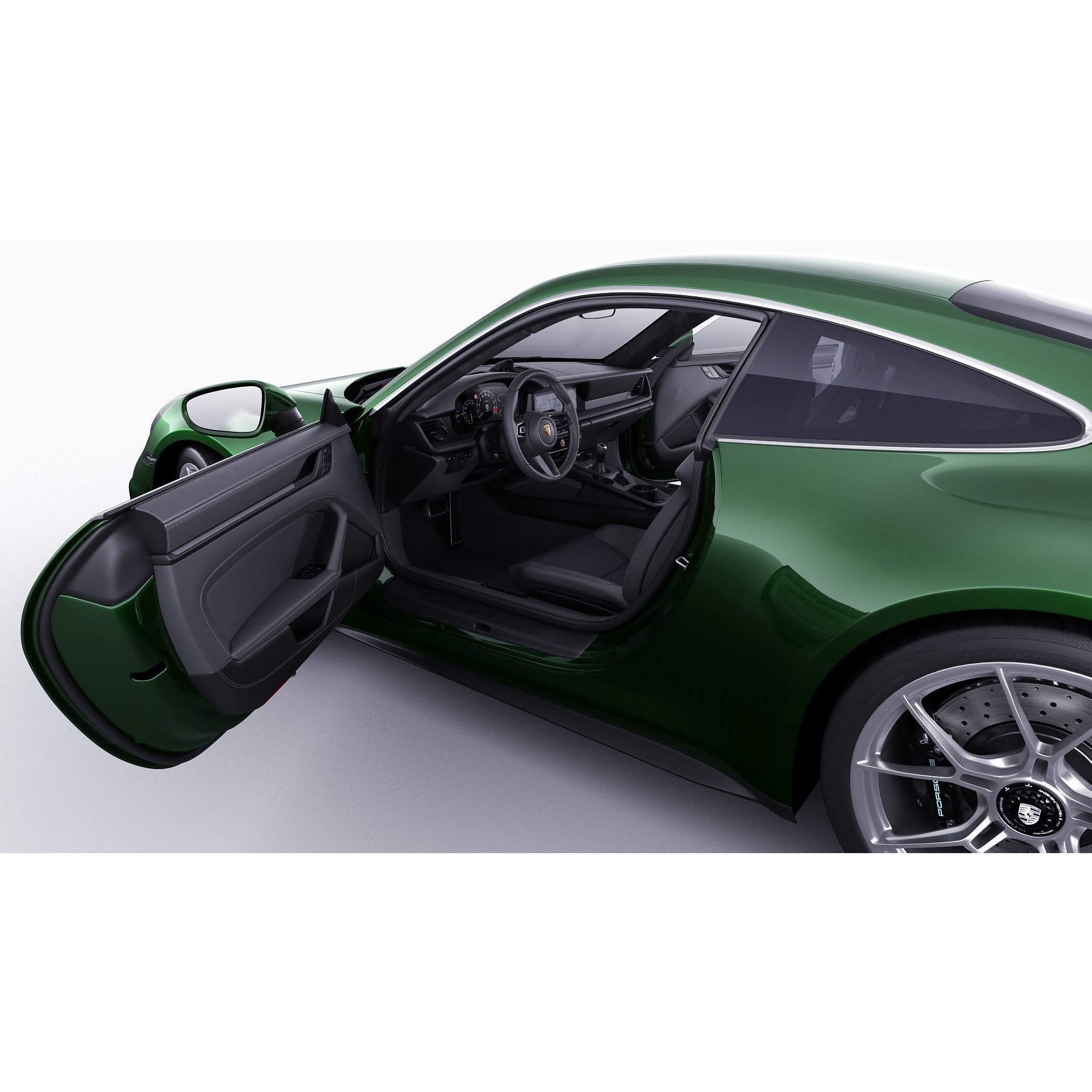 Porsche 911 GT3 Touring 2025 - Game-Ready 3D Model - View 4