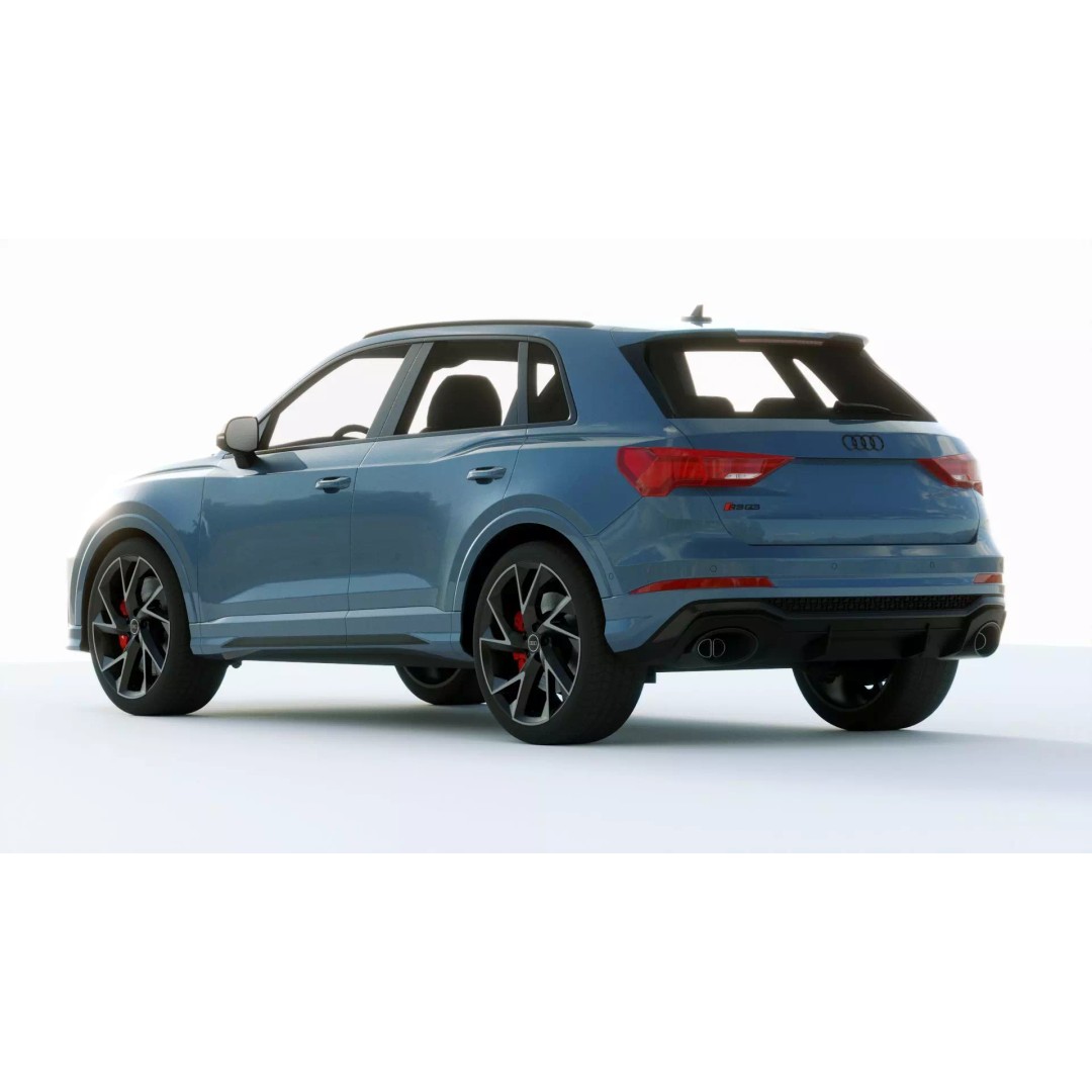Audi RS Q3 2020 3D Model – High Poly Game-Ready Asset, FBX, Blender - View 14