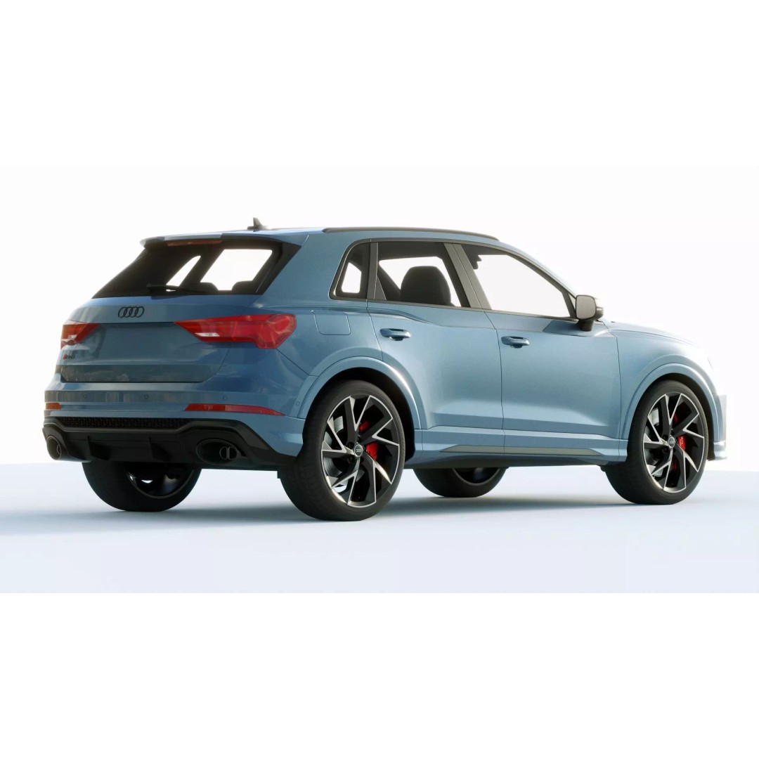 Audi RS Q3 2020 3D Model – High Poly Game-Ready Asset, FBX, Blender - View 15