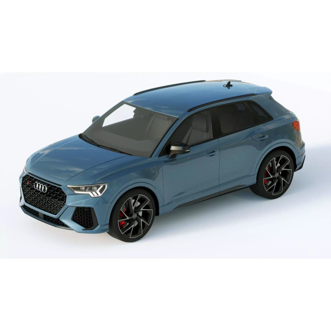 Audi RS Q3 2020 3D Model – High Poly Game-Ready Asset, FBX, Blender - View 17