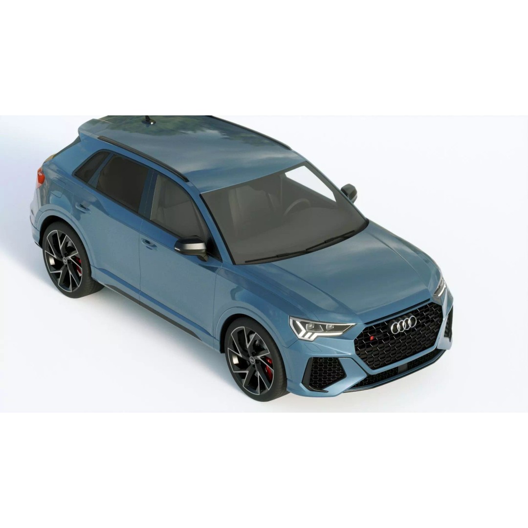 Audi RS Q3 2020 3D Model – High Poly Game-Ready Asset, FBX, Blender - View 18