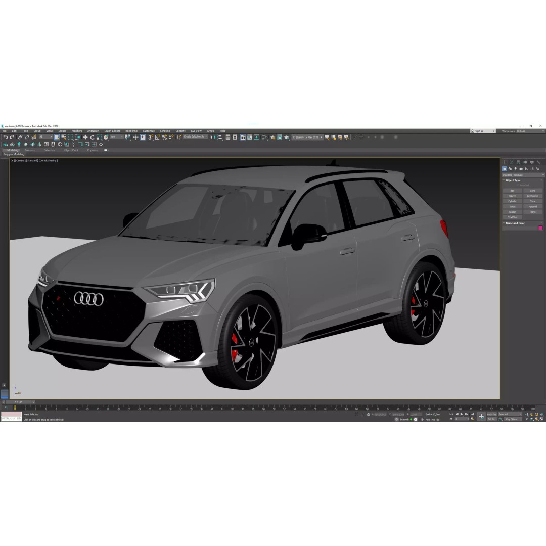 Audi RS Q3 2020 3D Model – High Poly Game-Ready Asset, FBX, Blender - View 19