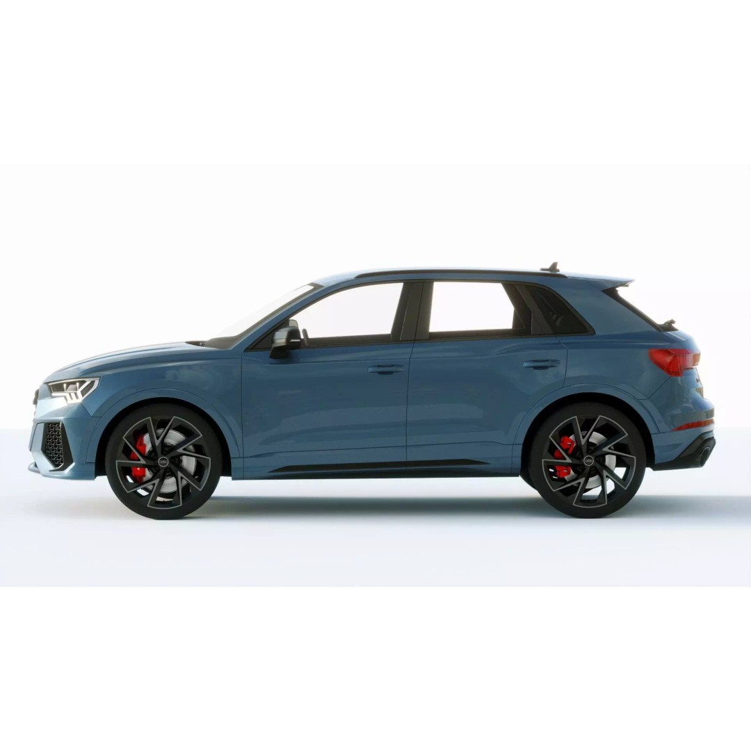 Audi RS Q3 2020 3D Model – High Poly Game-Ready Asset, FBX, Blender - View 4