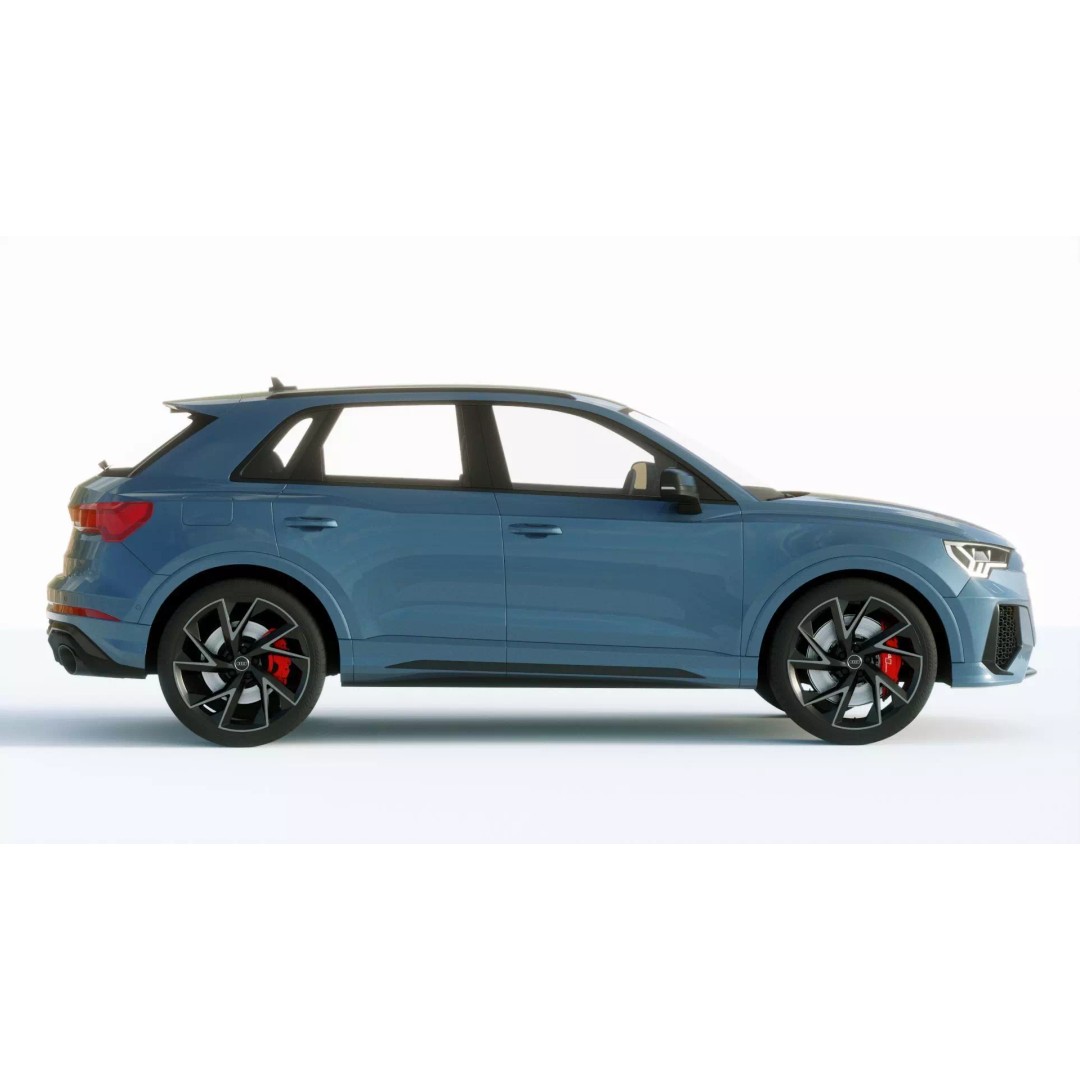 Audi RS Q3 2020 3D Model – High Poly Game-Ready Asset, FBX, Blender - View 6