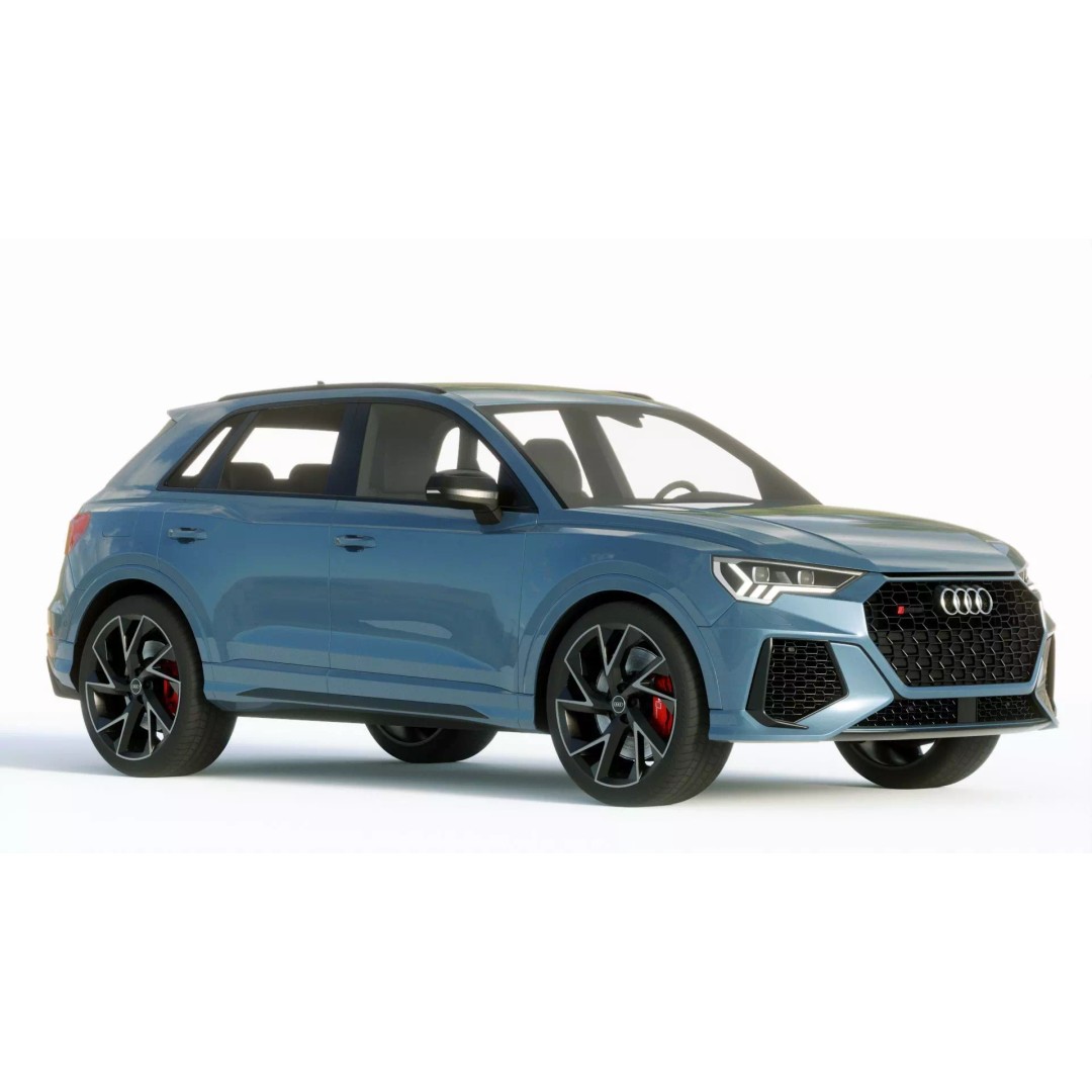 Audi RS Q3 2020 3D Model – High Poly Game-Ready Asset, FBX, Blender - View 8