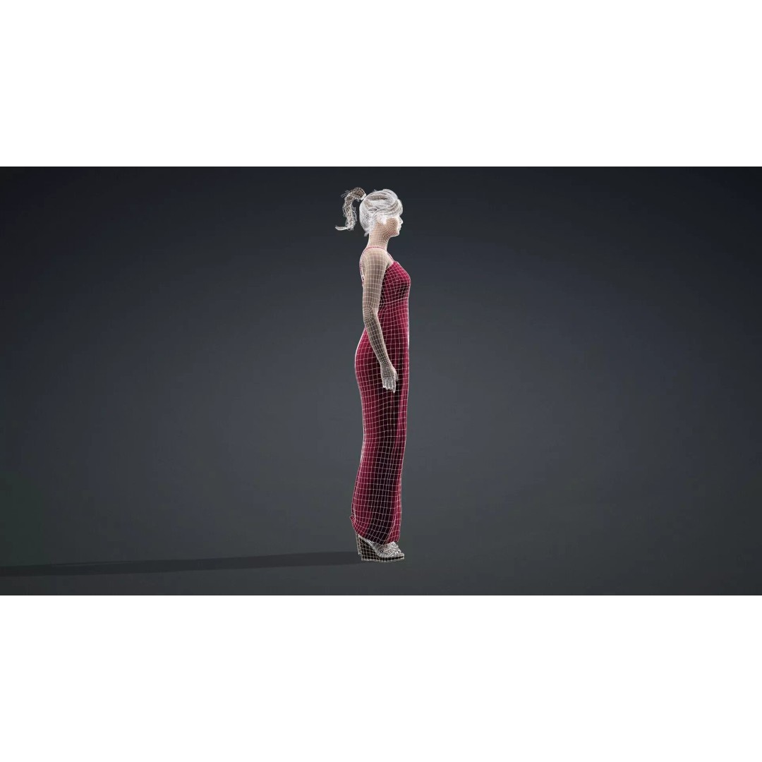 Beautiful Female Character 3D Model – Realistic Rigged Asset, FBX - View 14
