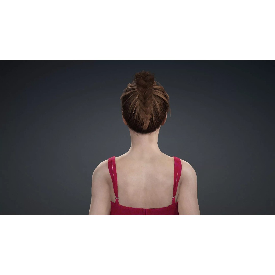 Beautiful Female Character 3D Model – Realistic Rigged Asset, FBX - View 7