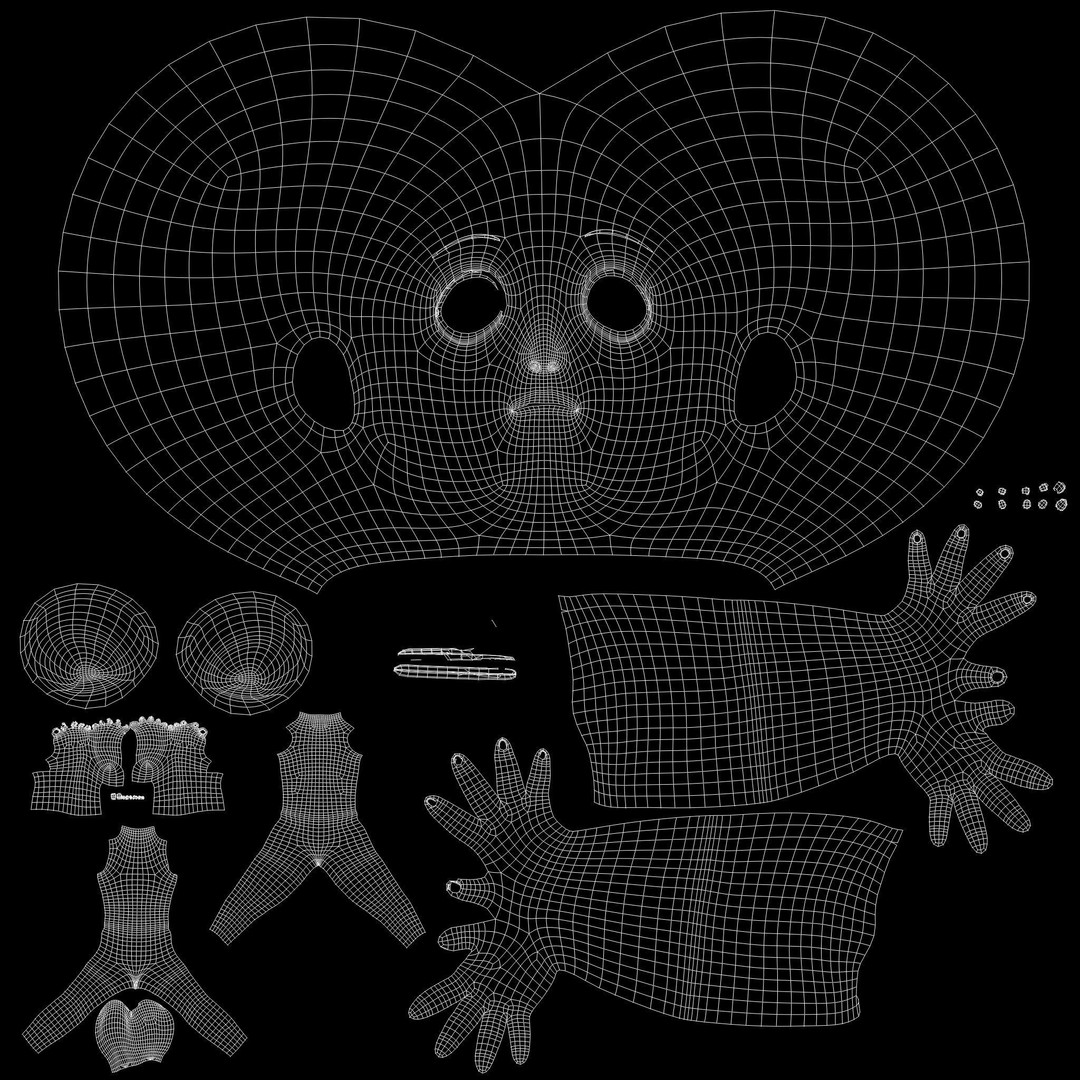 Cartoon Boy 3D Model – Low Poly Character, FBX, Game Ready - View 37