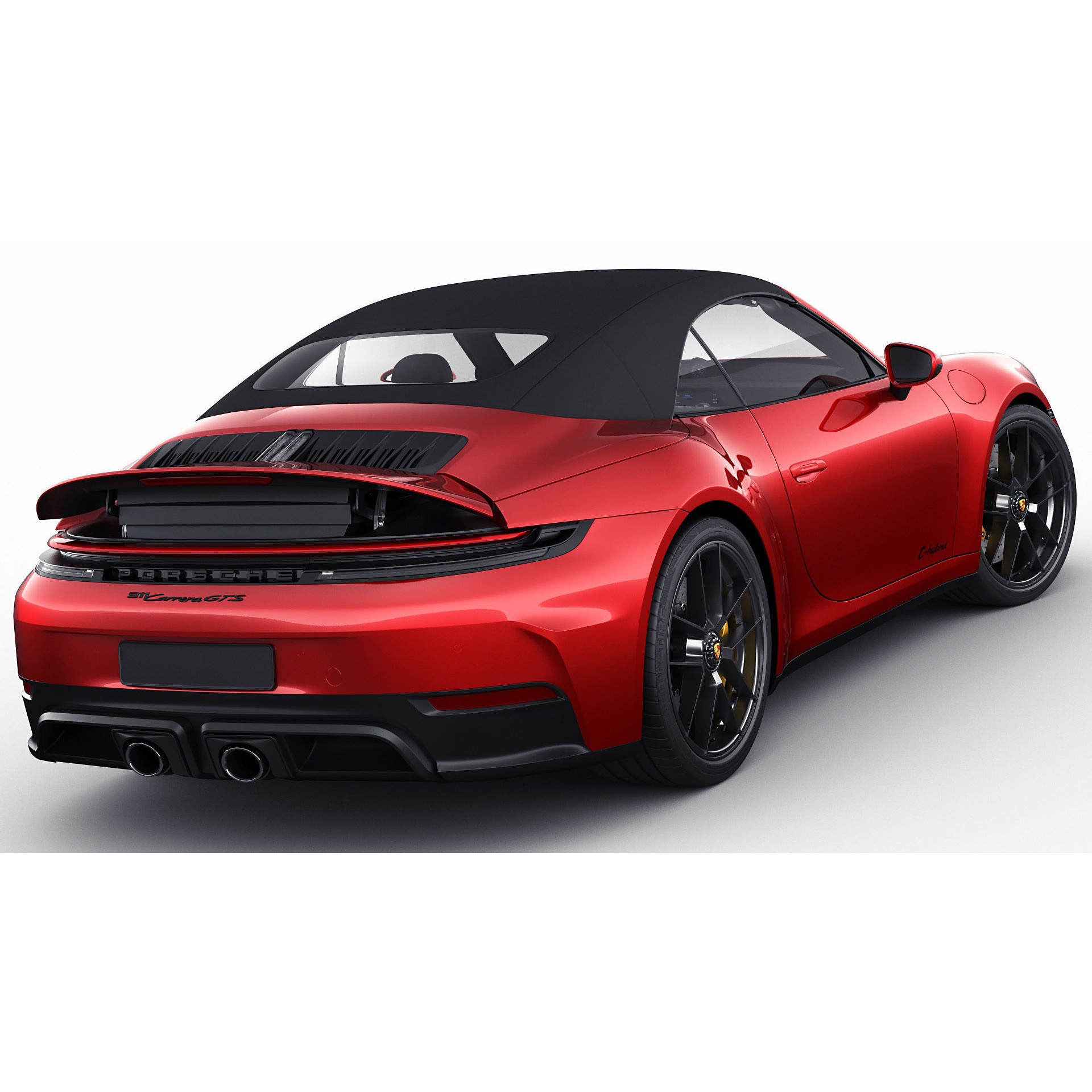 Porsche 911 Carrera GTS Cabriolet - High-Poly 3D Model - View 10