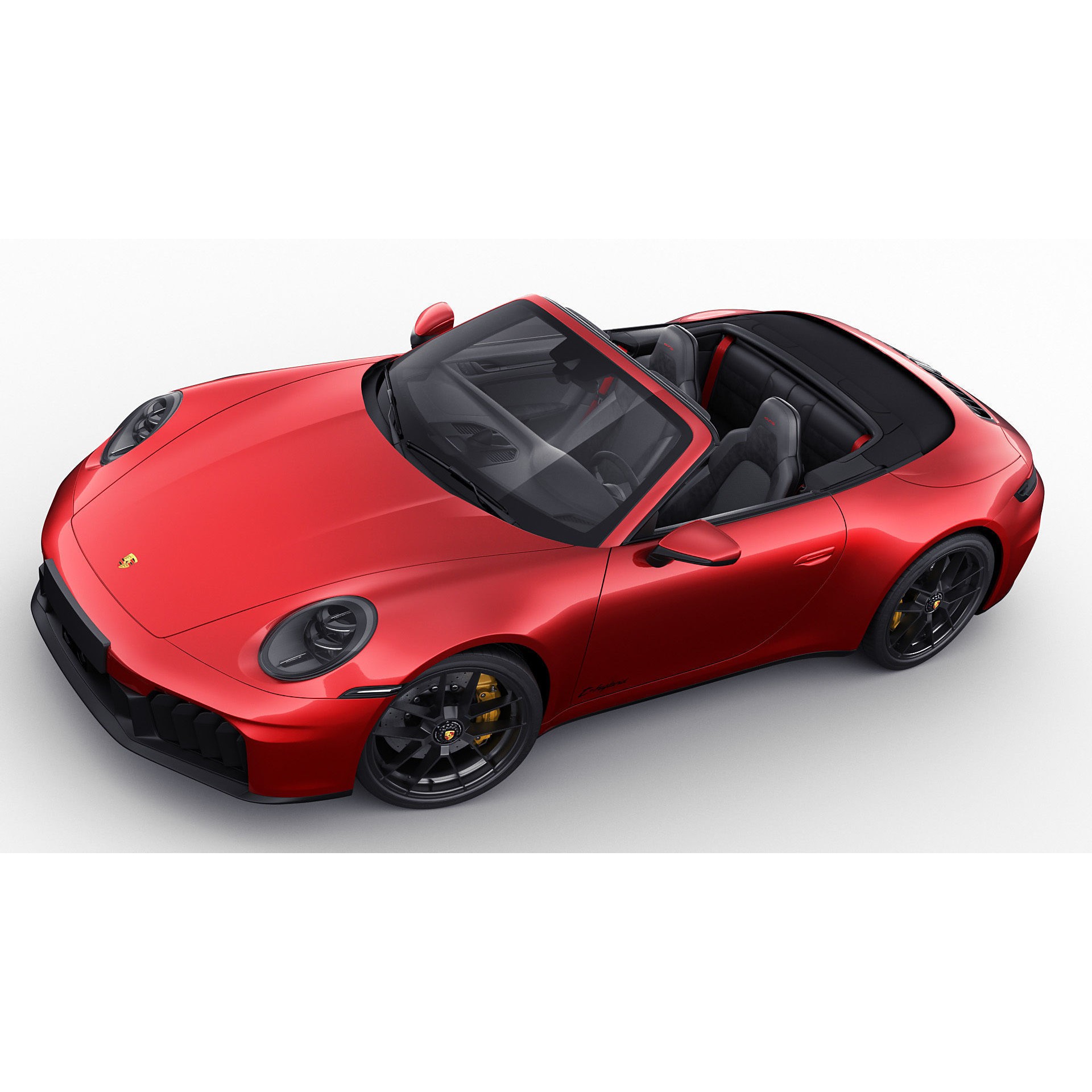 Porsche 911 Carrera GTS Cabriolet - High-Poly 3D Model - View 17
