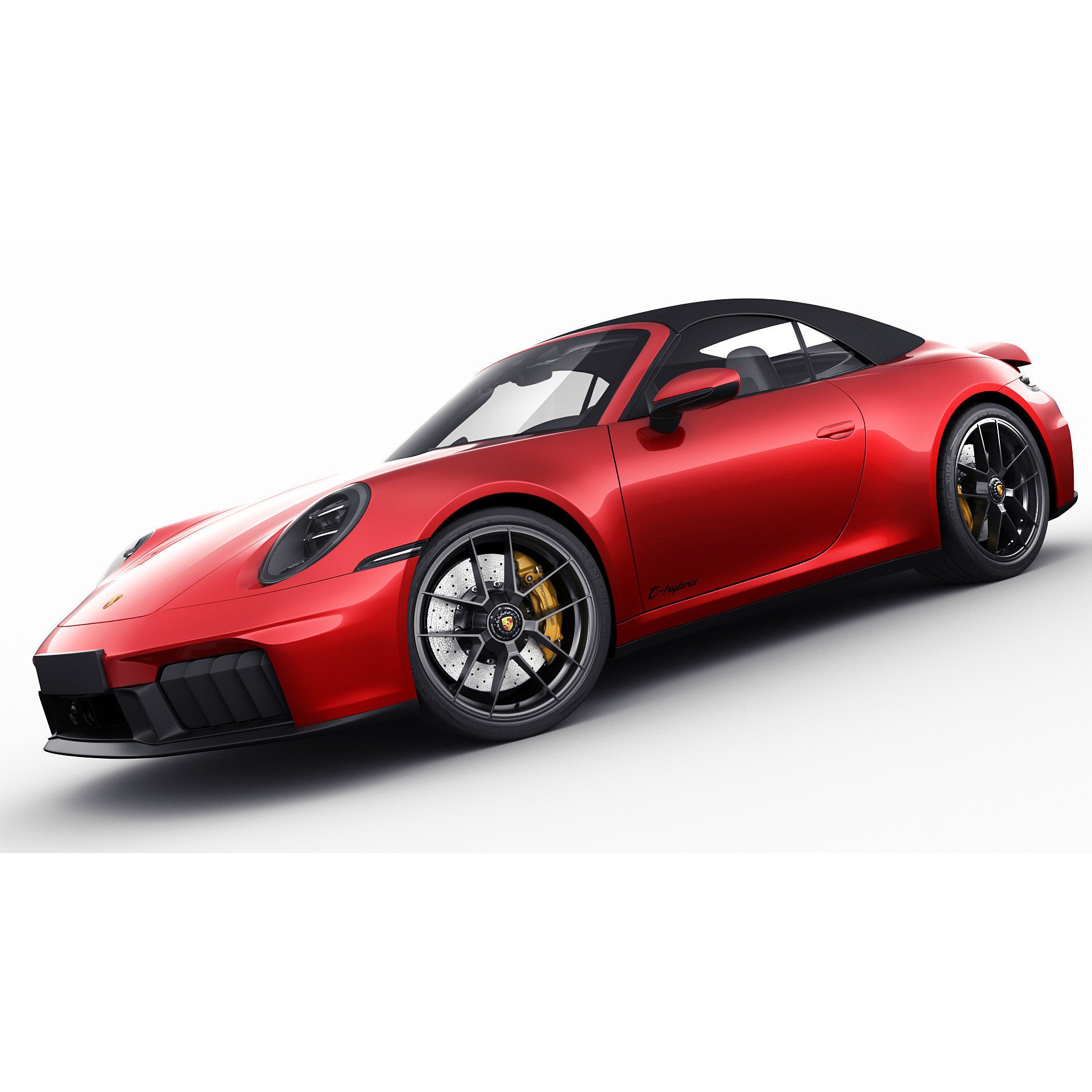 Porsche 911 Carrera GTS Cabriolet - High-Poly 3D Model - View 22