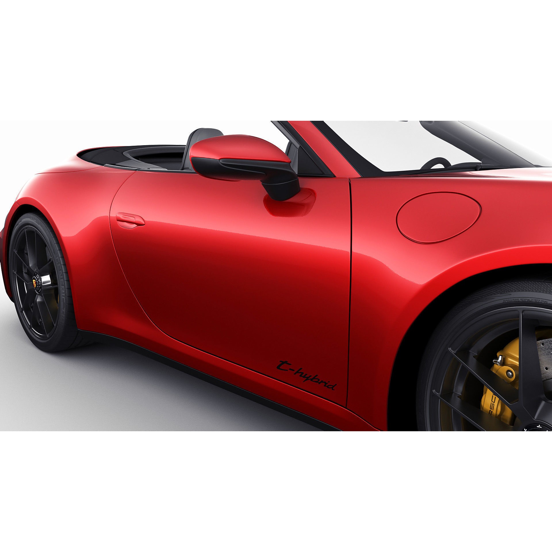 Porsche 911 Carrera GTS Cabriolet - High-Poly 3D Model - View 26