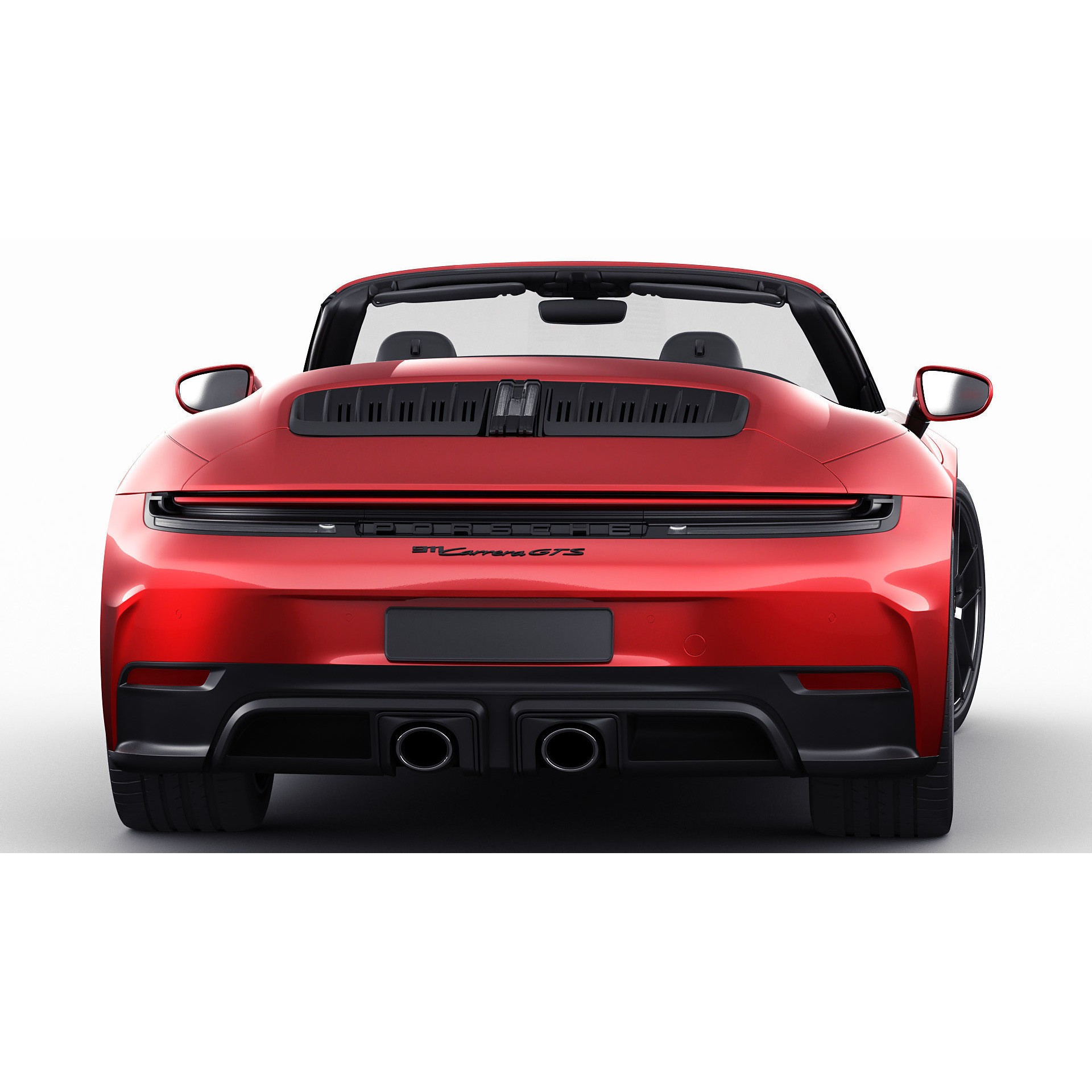 Porsche 911 Carrera GTS Cabriolet - High-Poly 3D Model - View 28