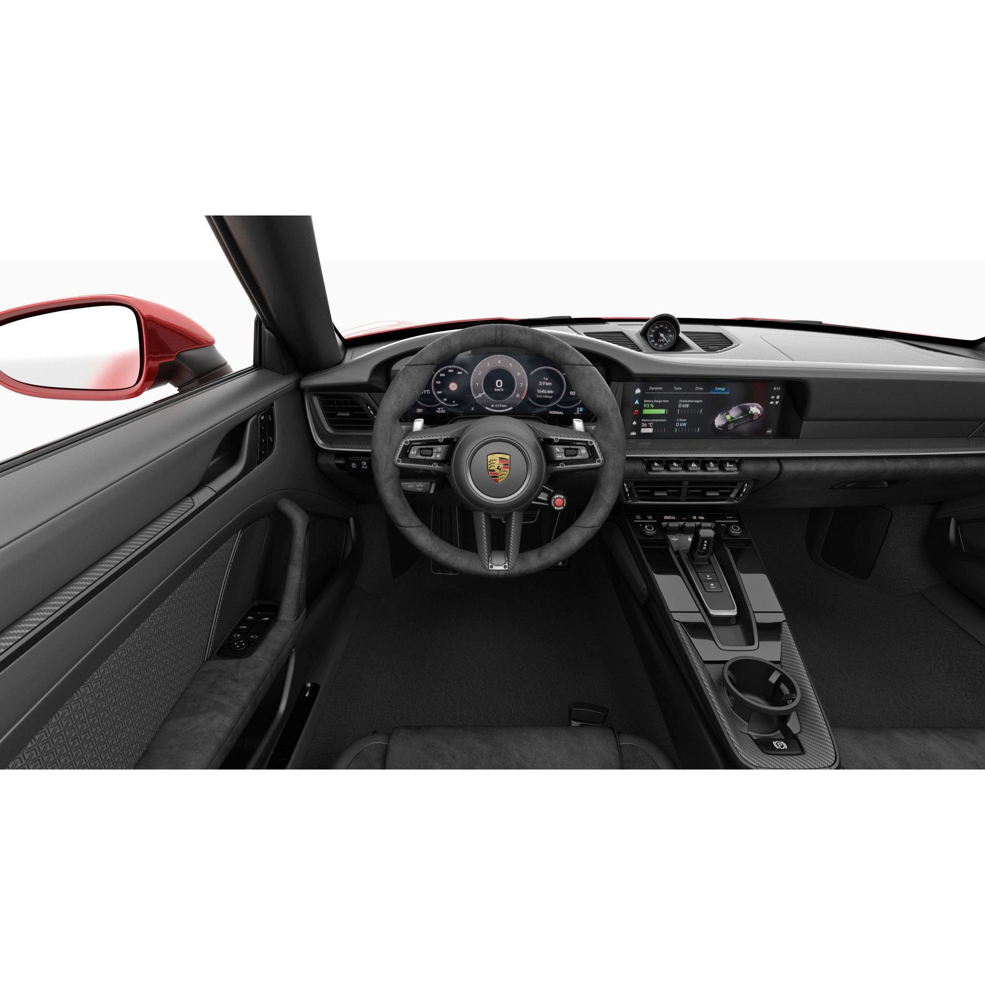 Porsche 911 Carrera GTS Cabriolet - High-Poly 3D Model - View 33