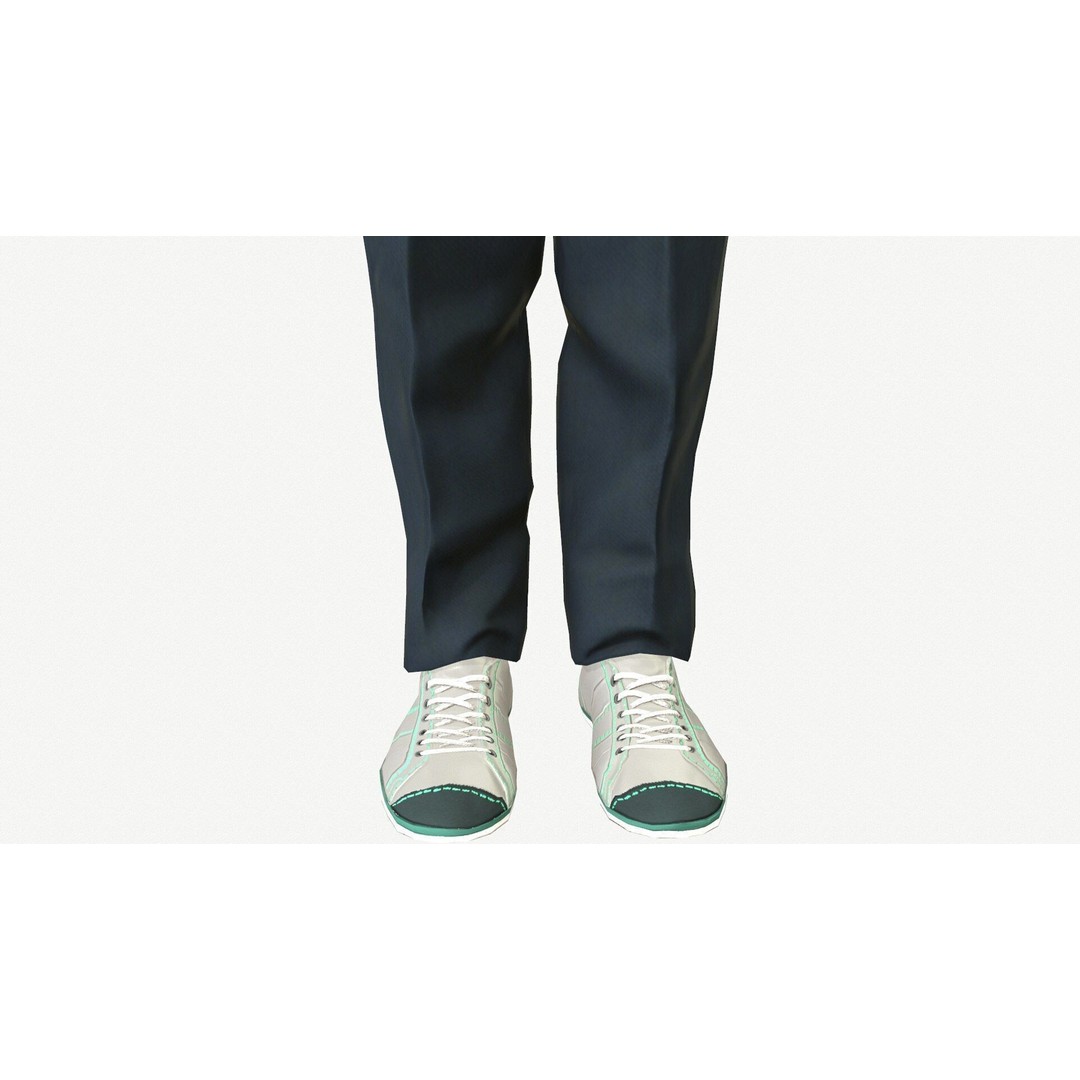 Male Police Character 3D Model – Low Poly PBR Game Asset, FBX - View 10