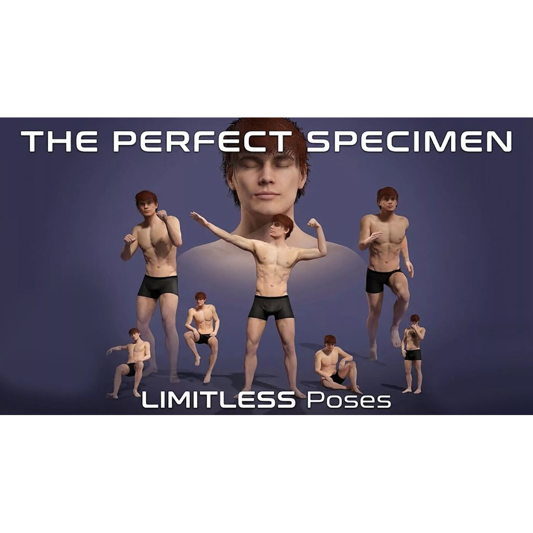 Realistic Male Character 3D Model – Fully Rigged with Facial Expressions, FBX & Blender - View 2