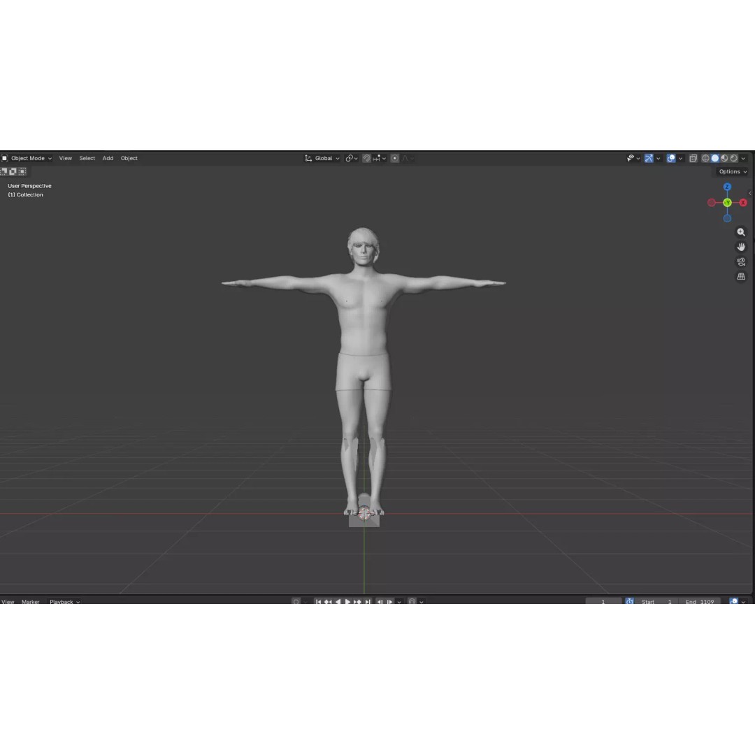 Realistic Male Character 3D Model – Fully Rigged with Facial Expressions, FBX & Blender - View 9
