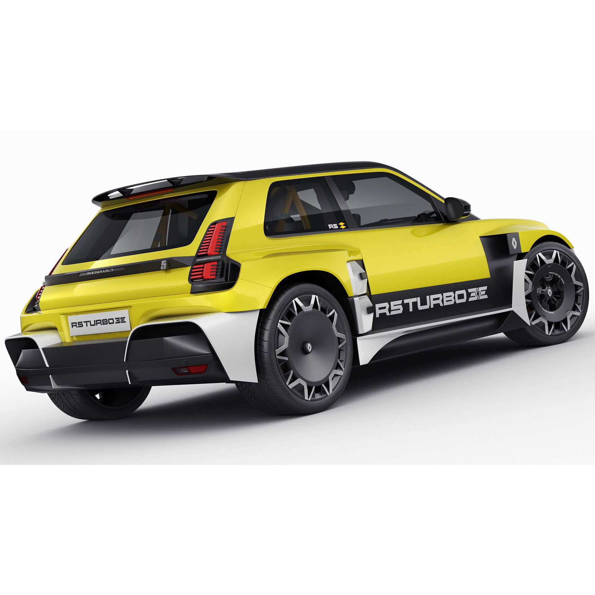Renault 5 Turbo 3E 2027 - Game-Ready 3D Model - View 16
