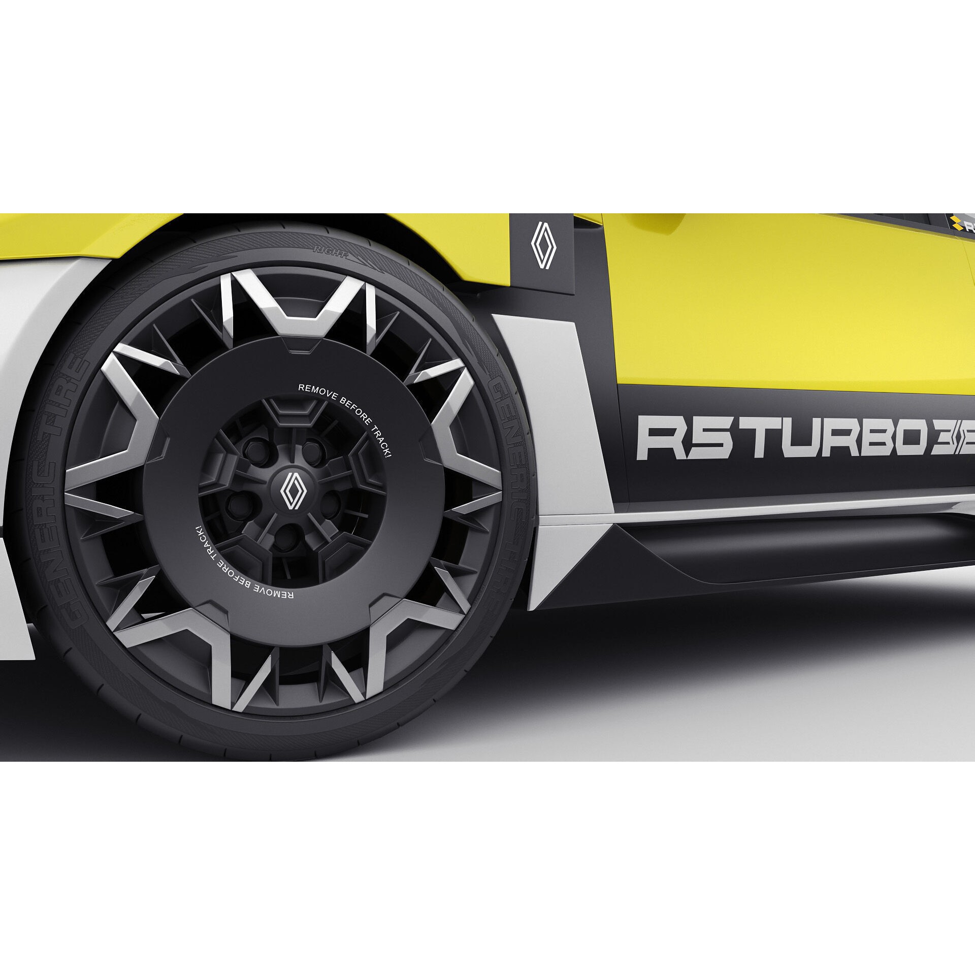 Renault 5 Turbo 3E 2027 - Game-Ready 3D Model - View 17