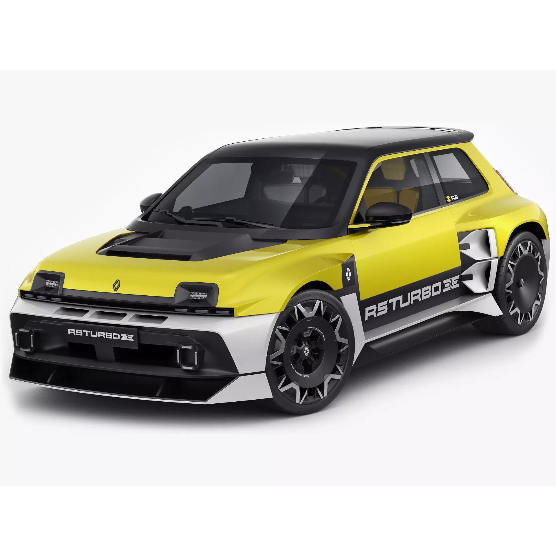 Renault 5 Turbo 3E 2027 - Game-Ready 3D Model - View 2
