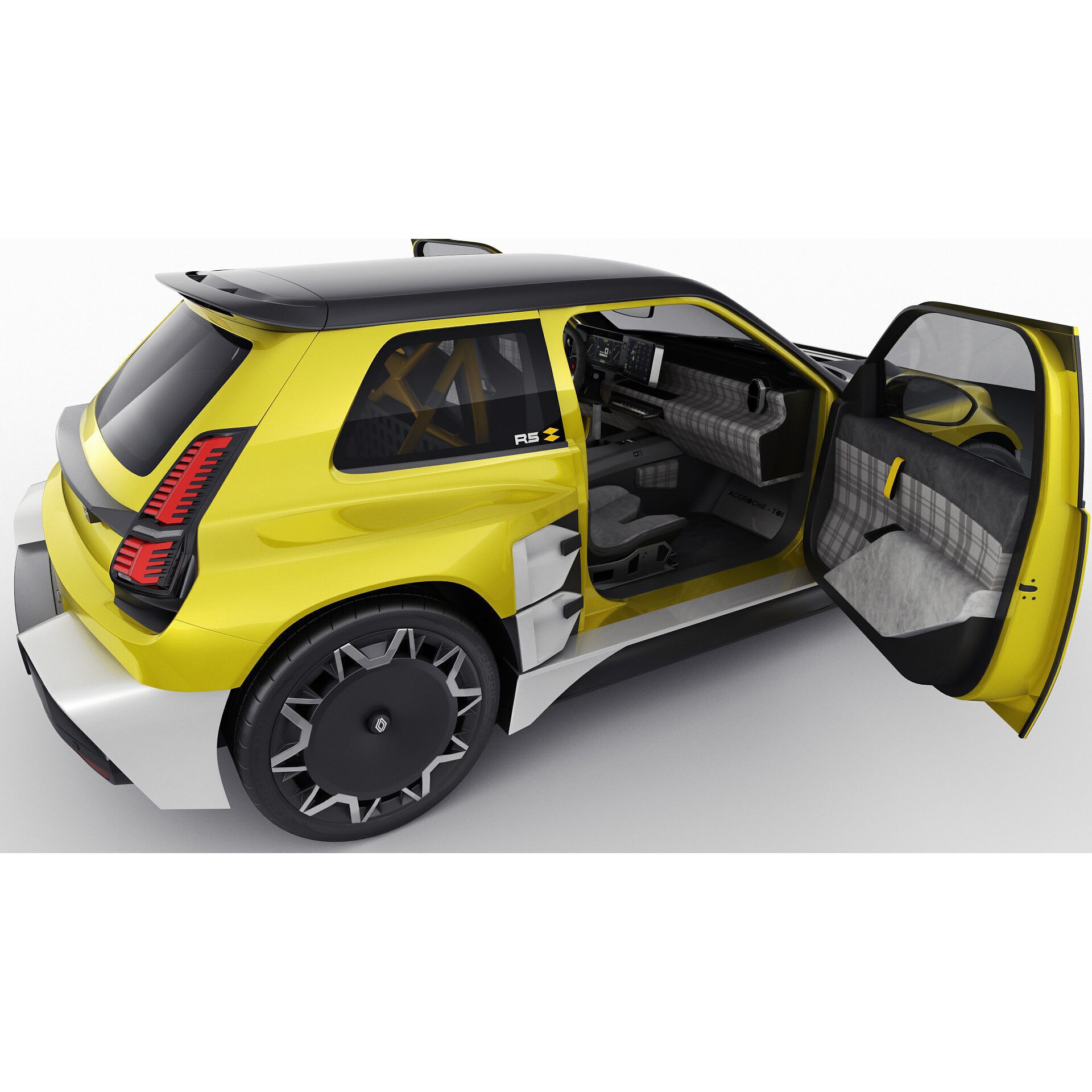 Renault 5 Turbo 3E 2027 - Game-Ready 3D Model - View 21