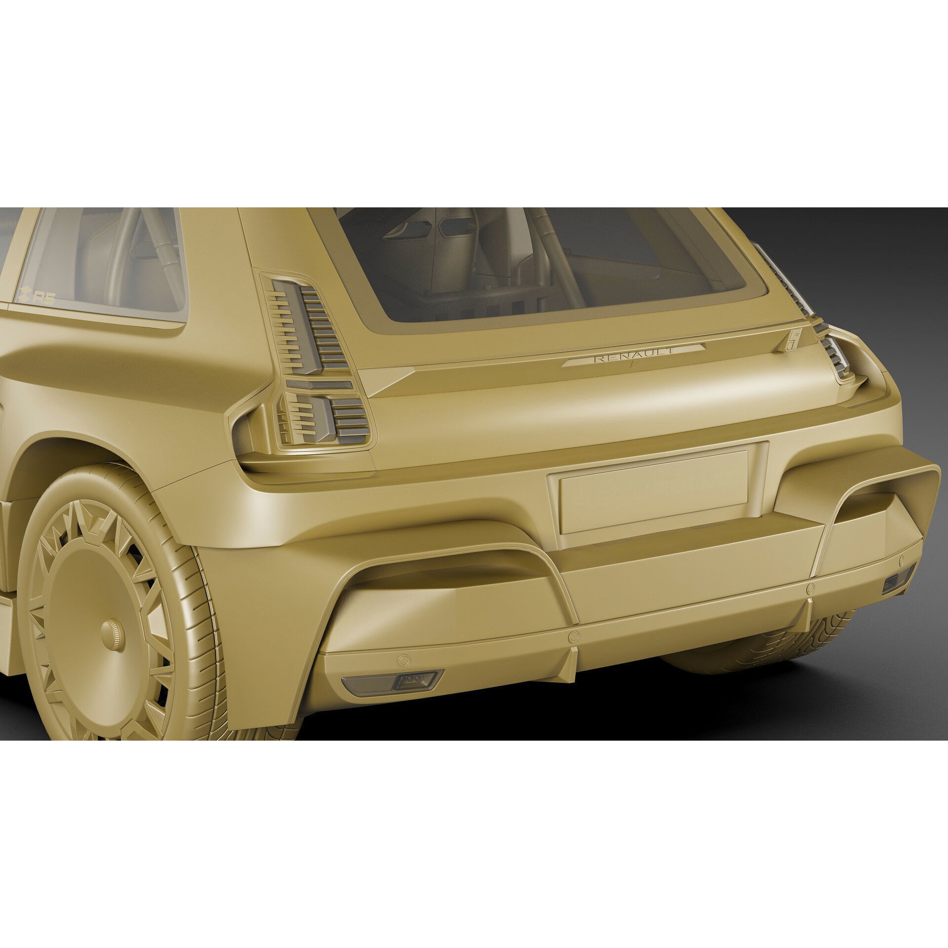 Renault 5 Turbo 3E 2027 - Game-Ready 3D Model - View 32