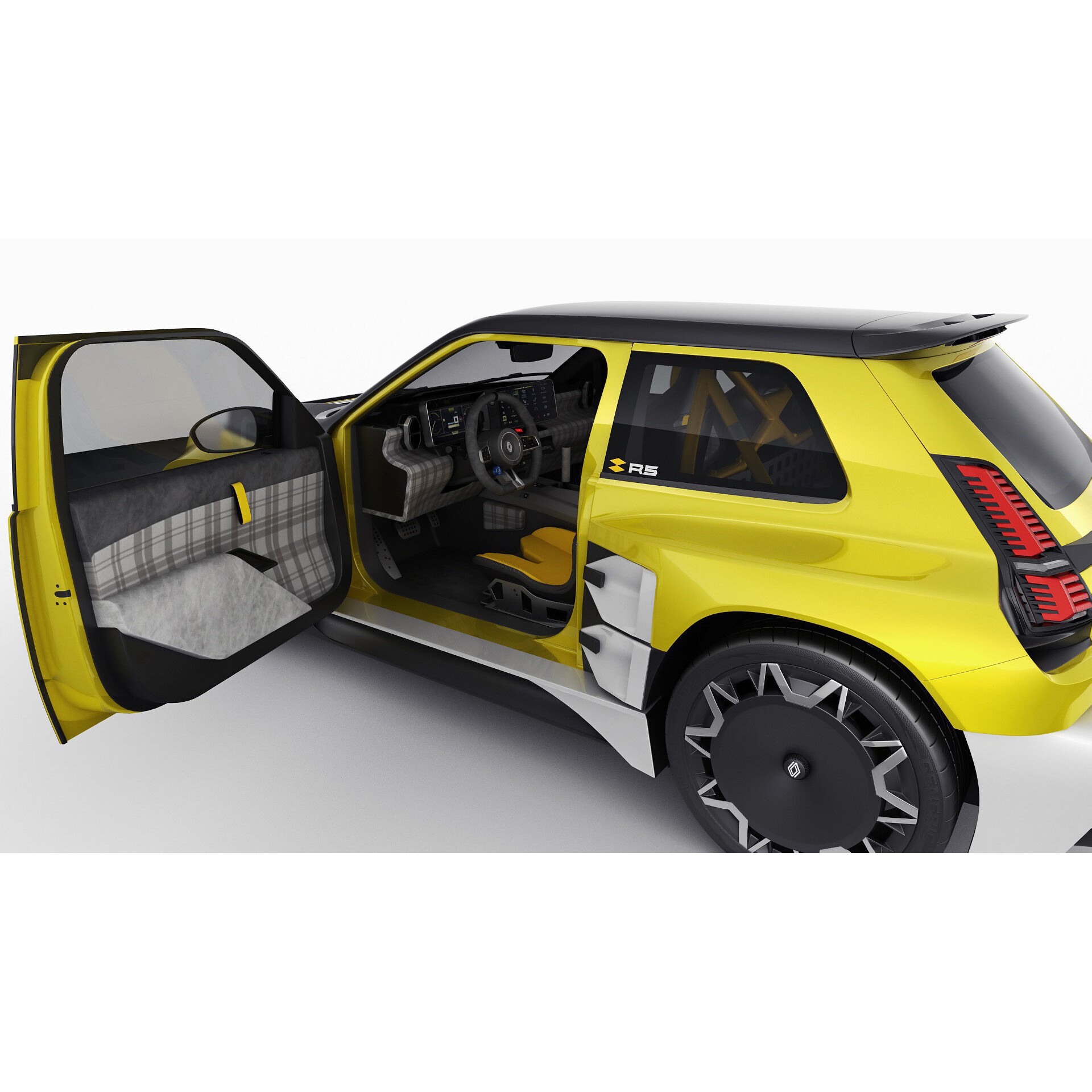 Renault 5 Turbo 3E 2027 - Game-Ready 3D Model - View 4