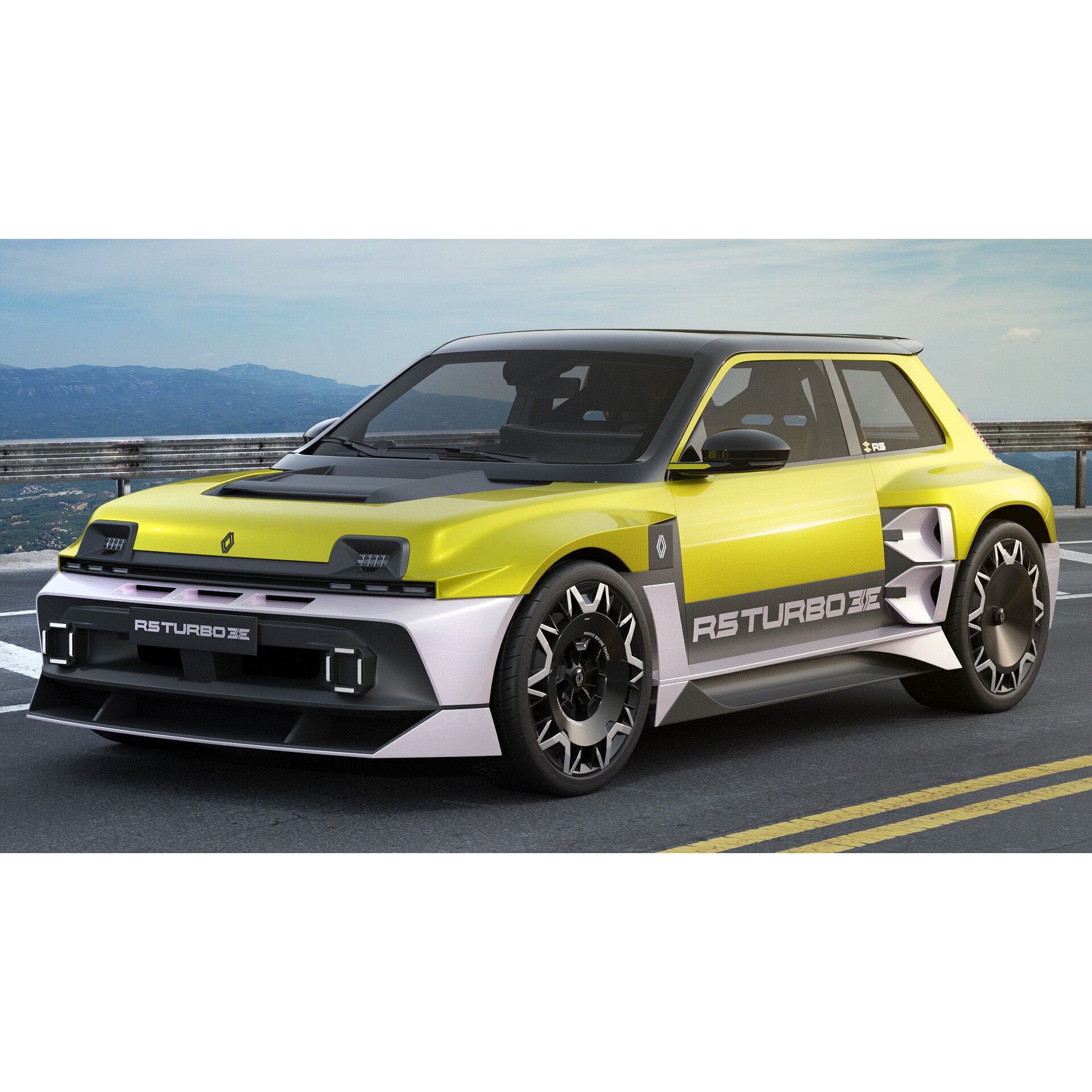 Renault 5 Turbo 3E 2027 - Game-Ready 3D Model - View 6