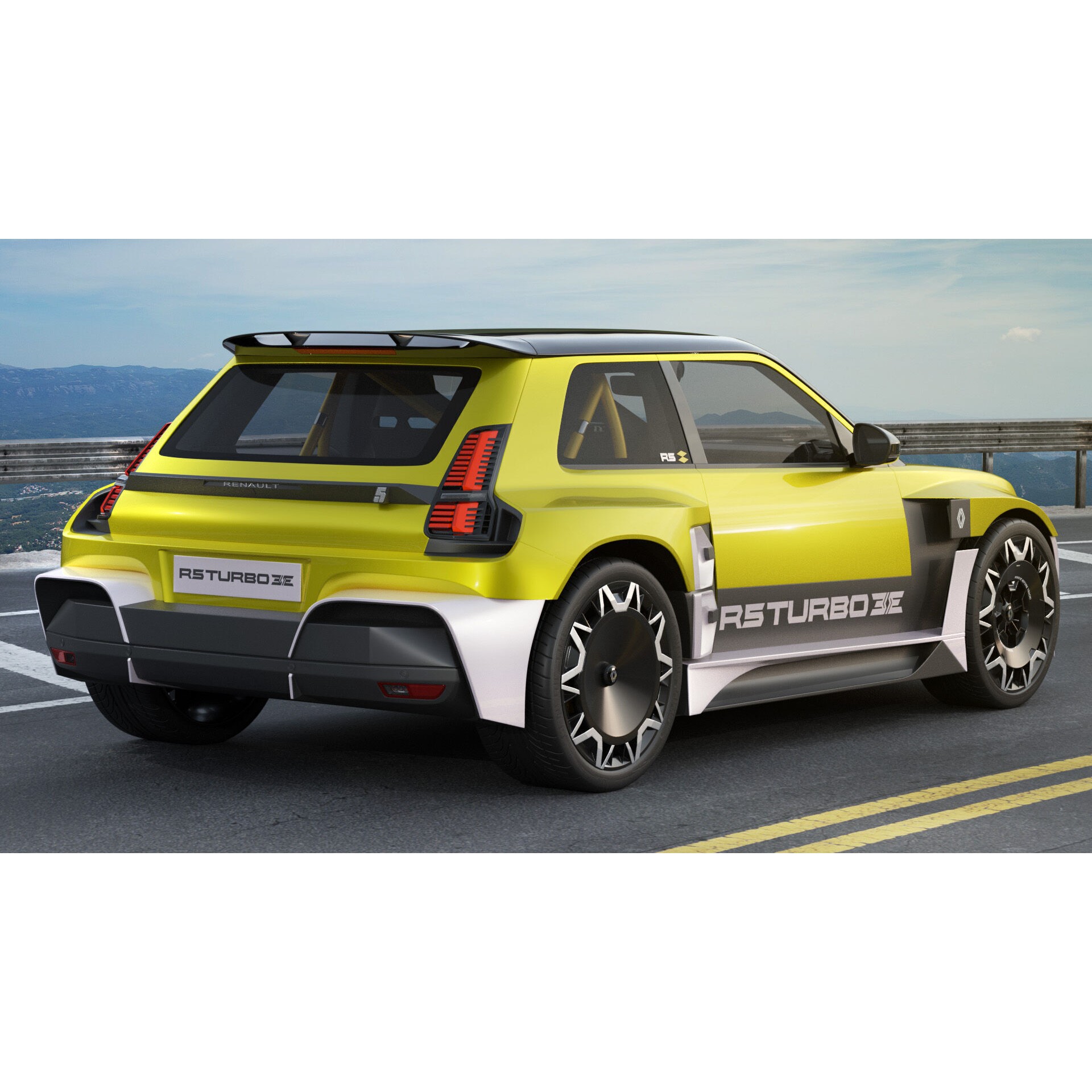 Renault 5 Turbo 3E 2027 - Game-Ready 3D Model - View 7