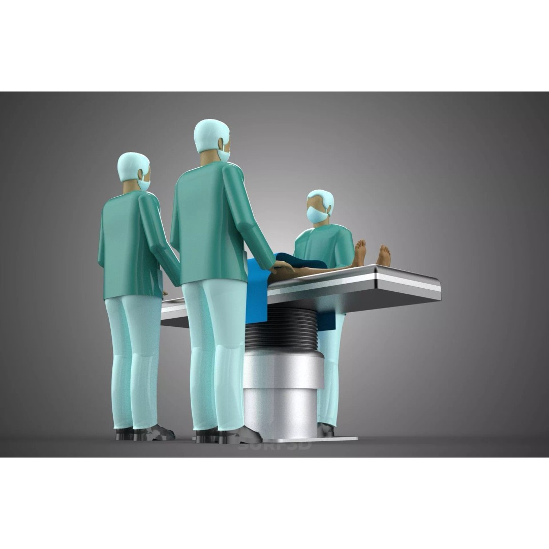 Medical Team 3D Model – High-Detail Surgeon and Patient Scene, FBX - View 17