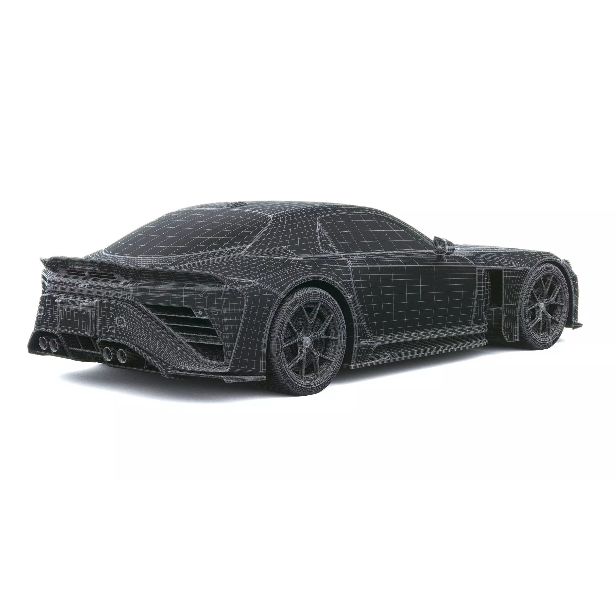 Toyota GR GT Concept 2025 - High-Detail 3D Model