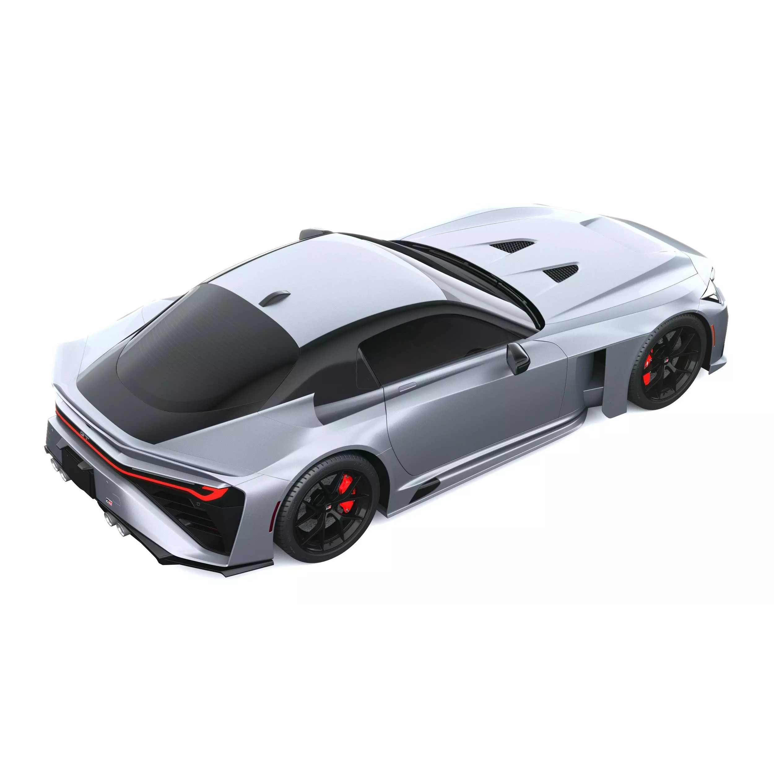 Toyota GR GT Concept 2025 - High-Detail 3D Model - View 12