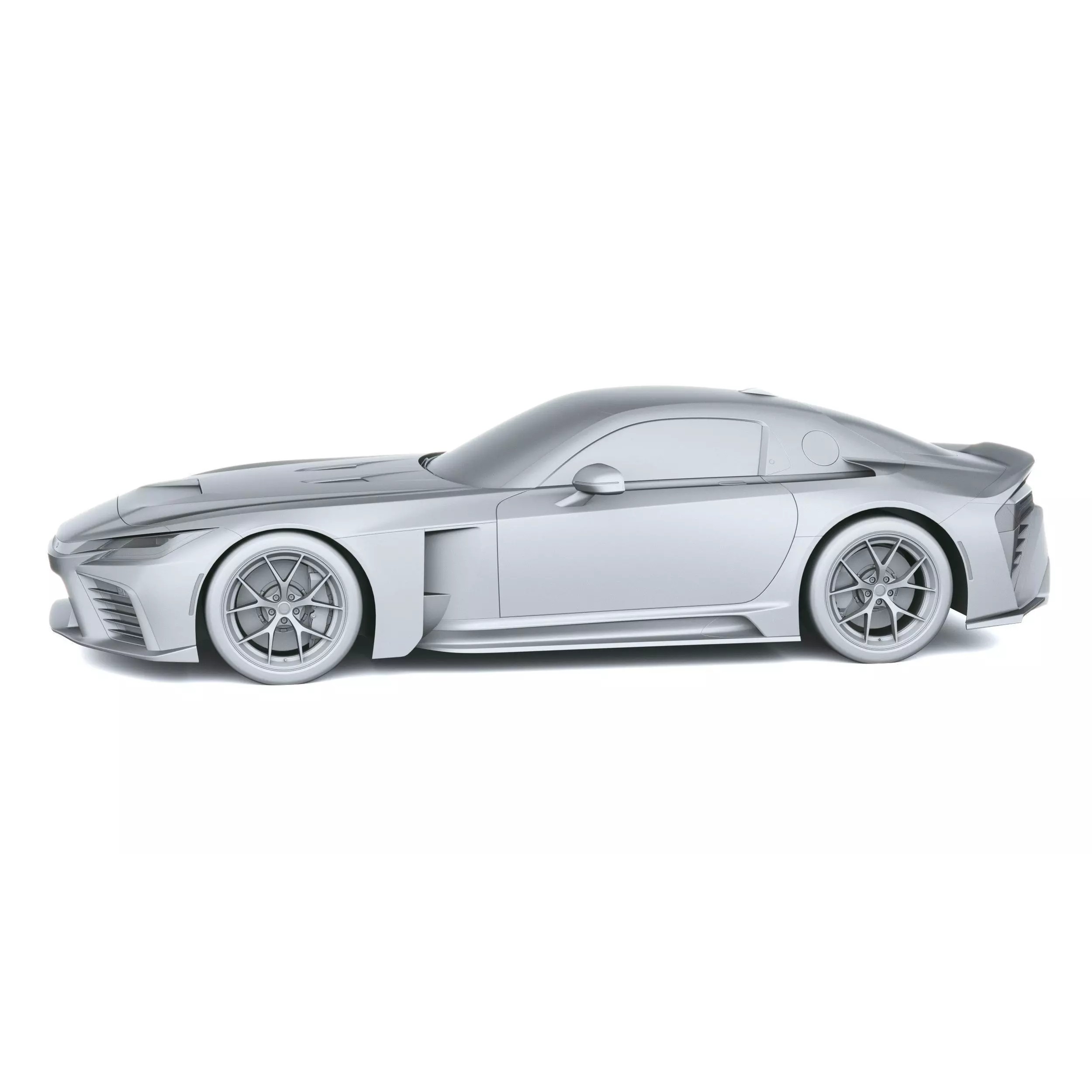 Toyota GR GT Concept 2025 - High-Detail 3D Model - View 24